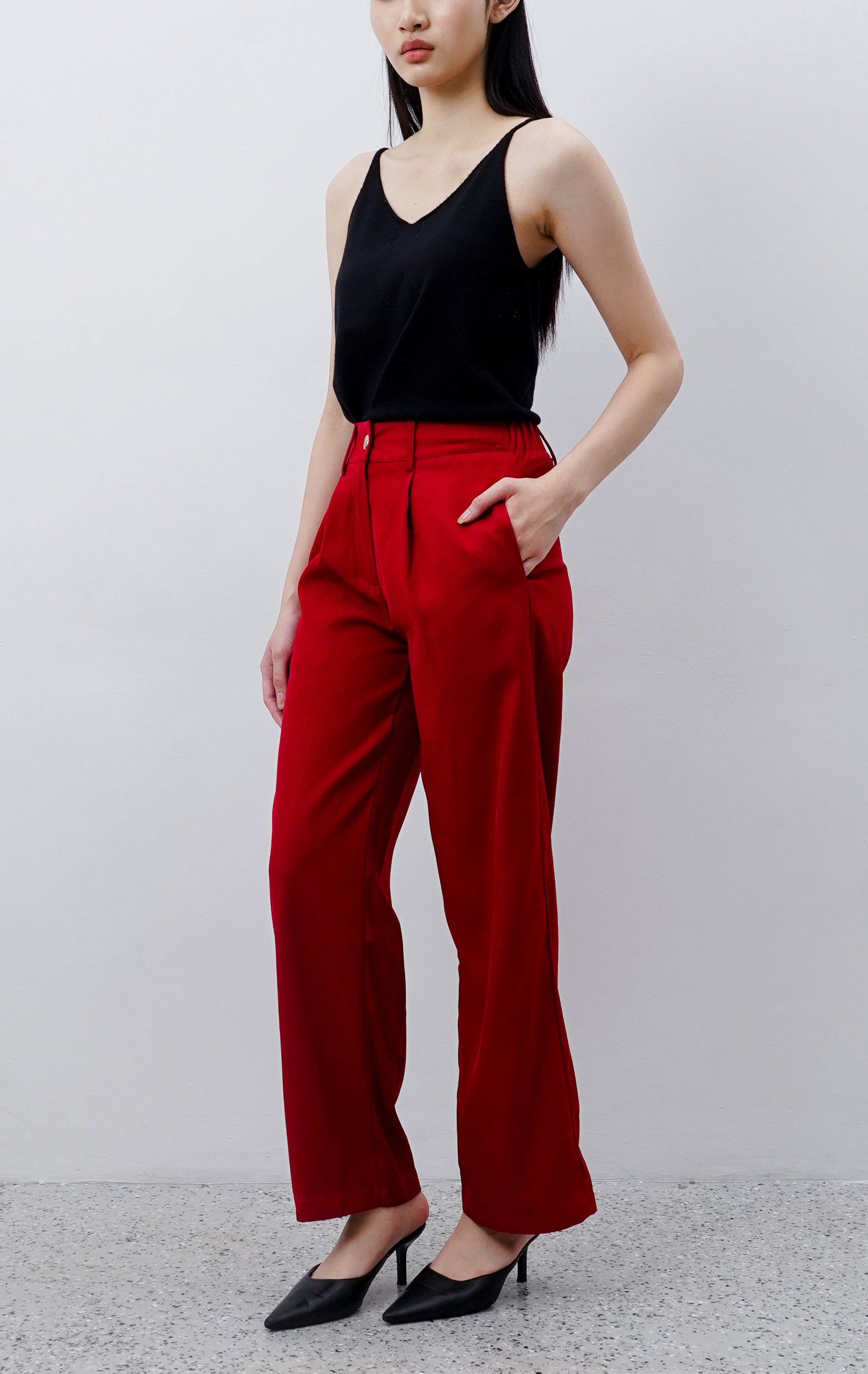 Niskala Pants Maroon