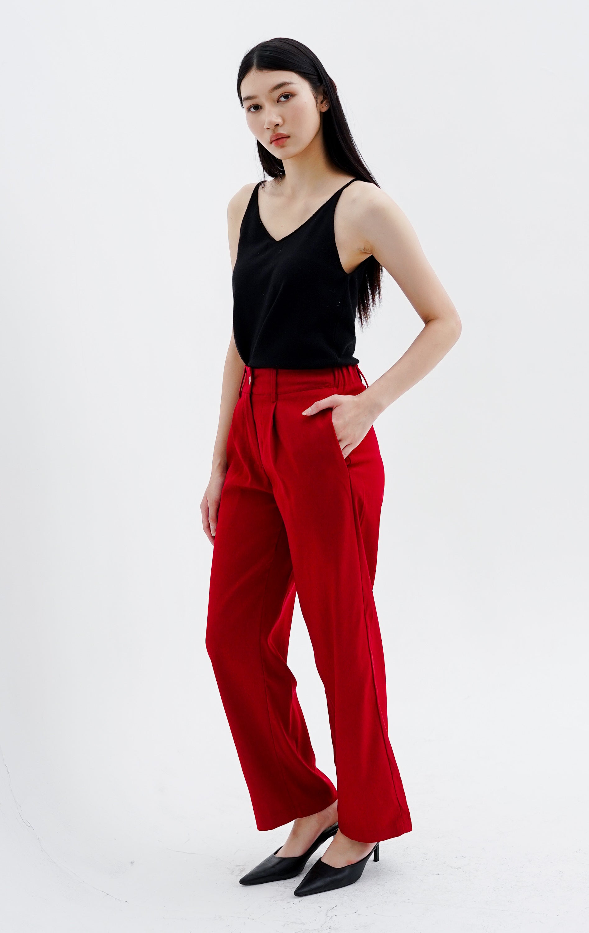 Niskala Pants Maroon