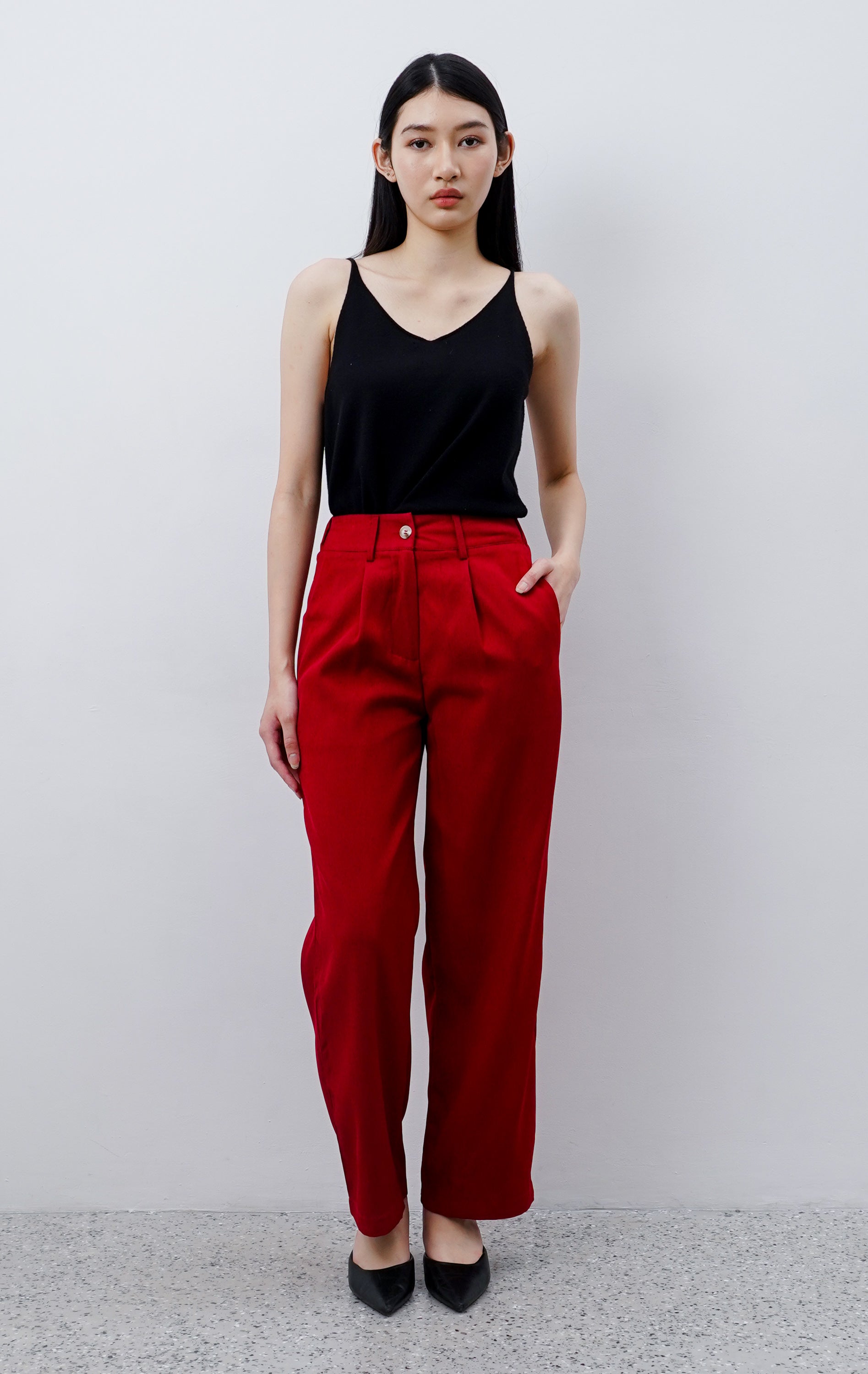 Niskala Pants Maroon