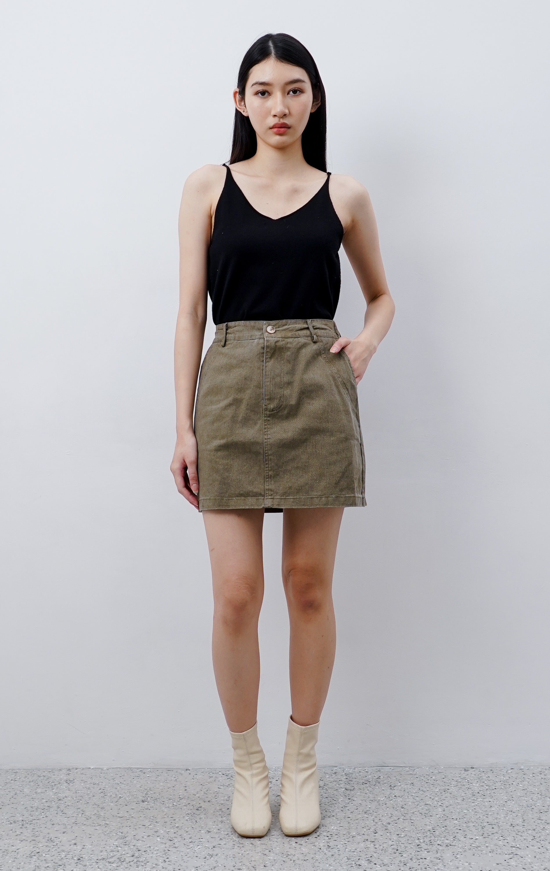 Breya Skirt Brown