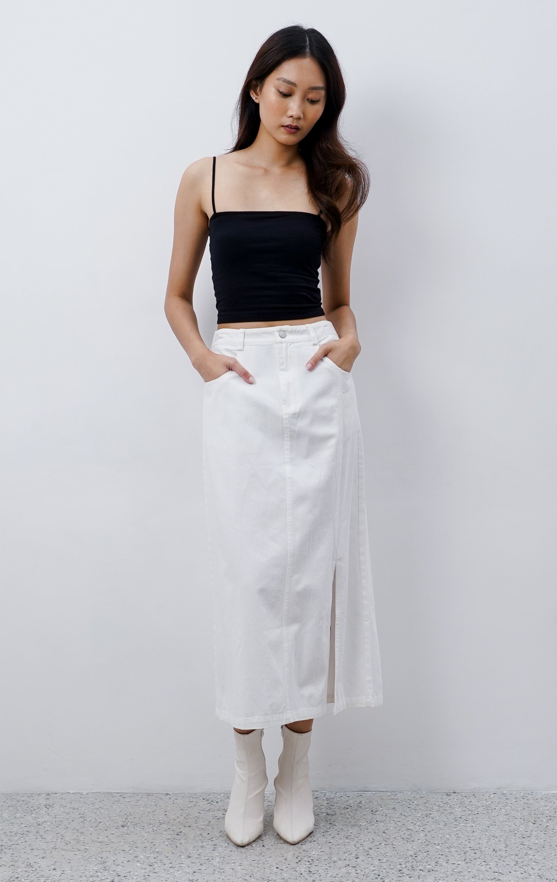 Sonia Skirt White