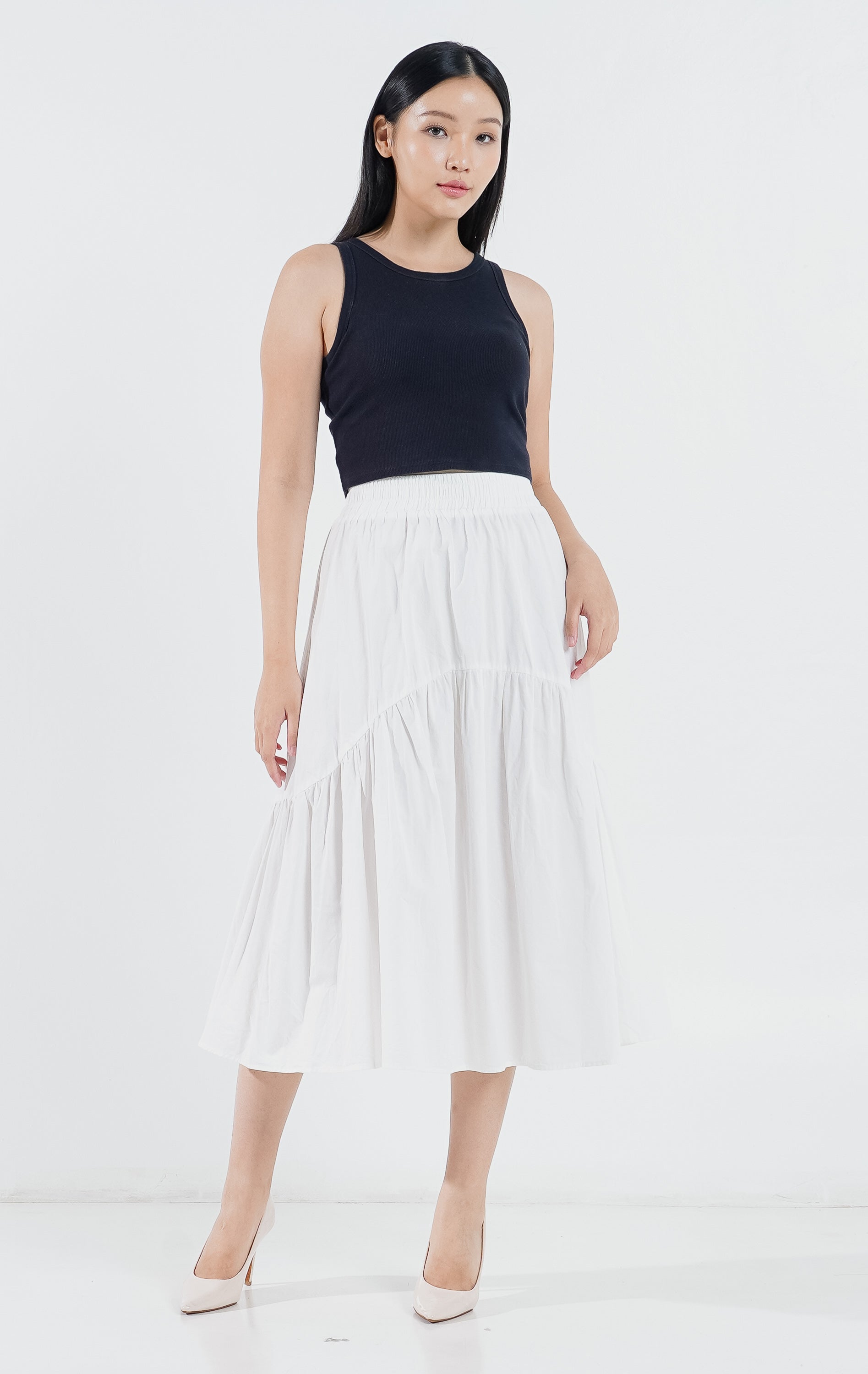 Arlette Skirt White