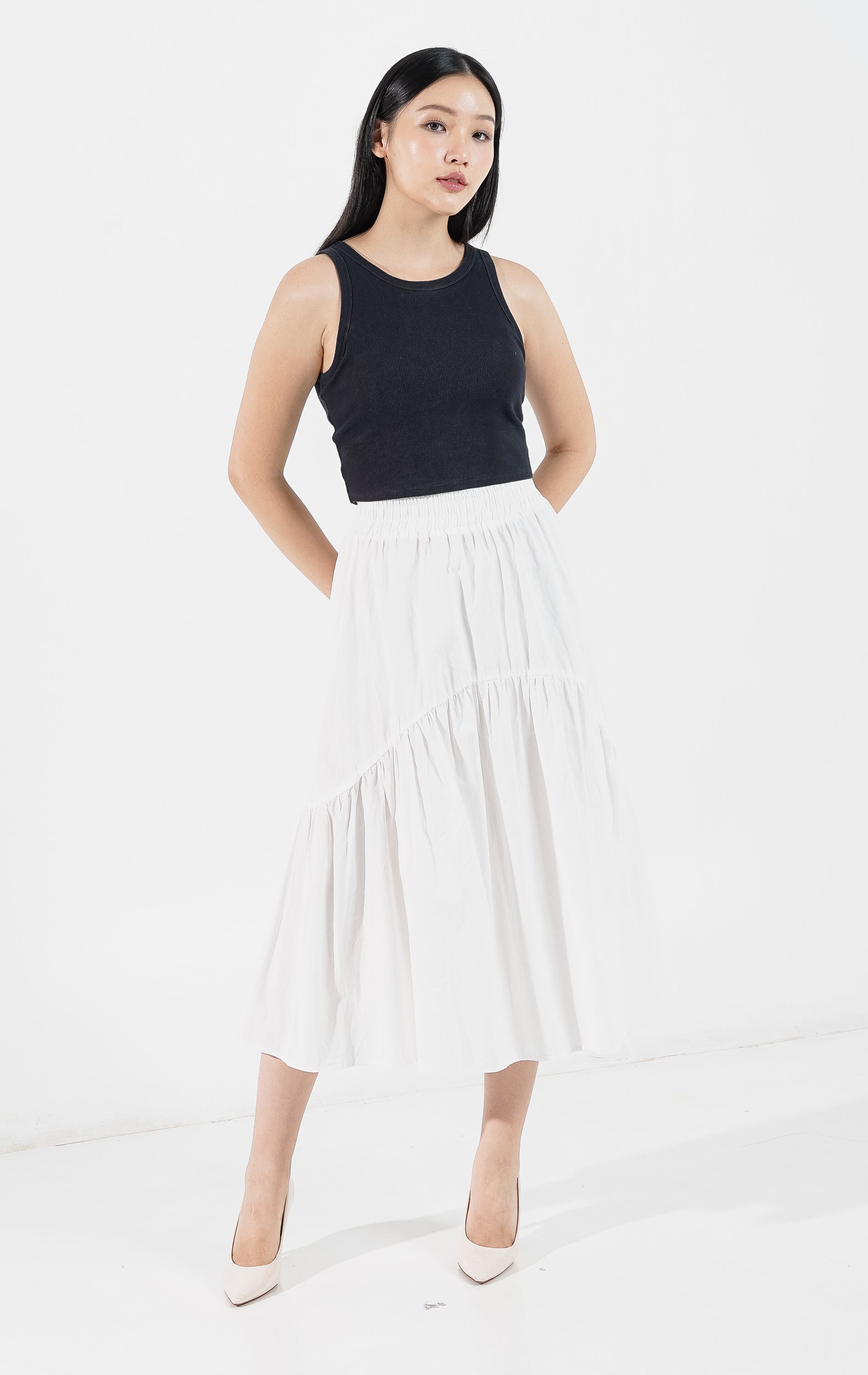 Arlette Skirt White
