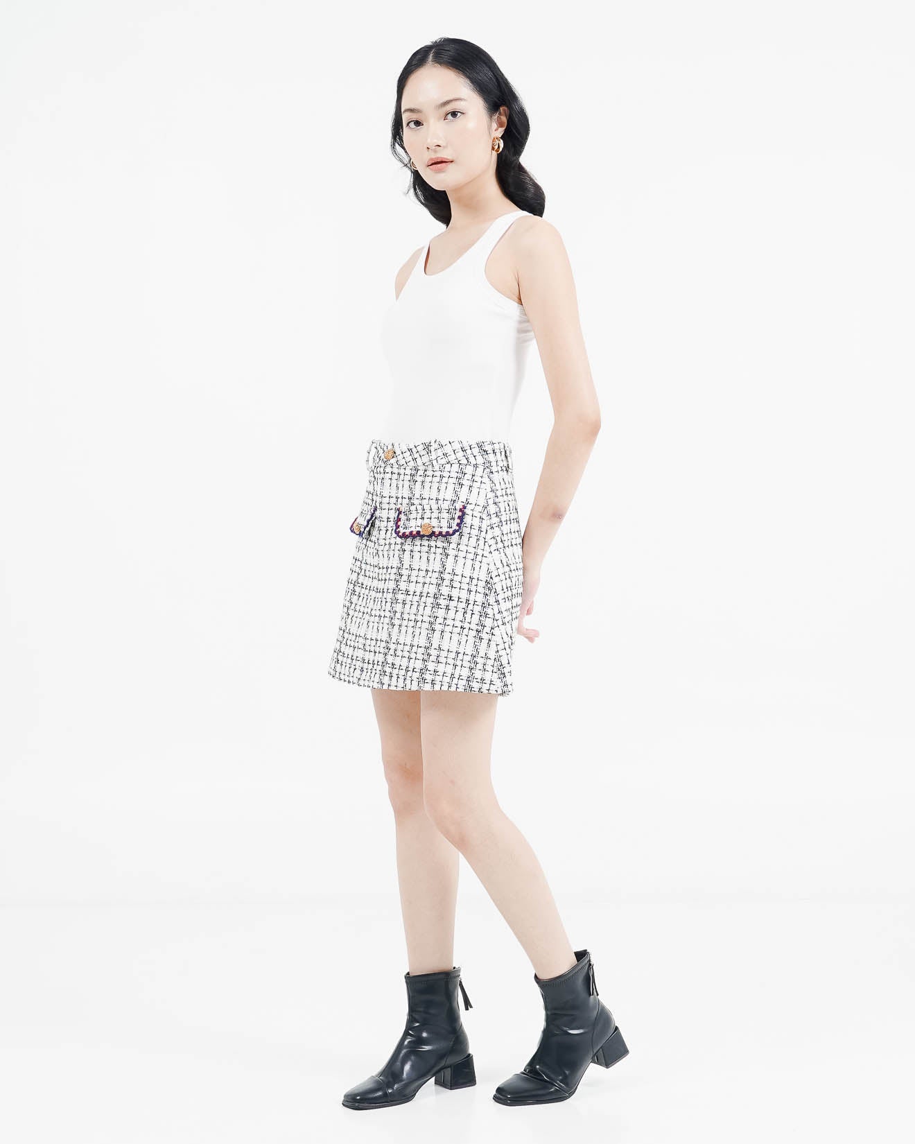 ES Zephyra Skirt White
