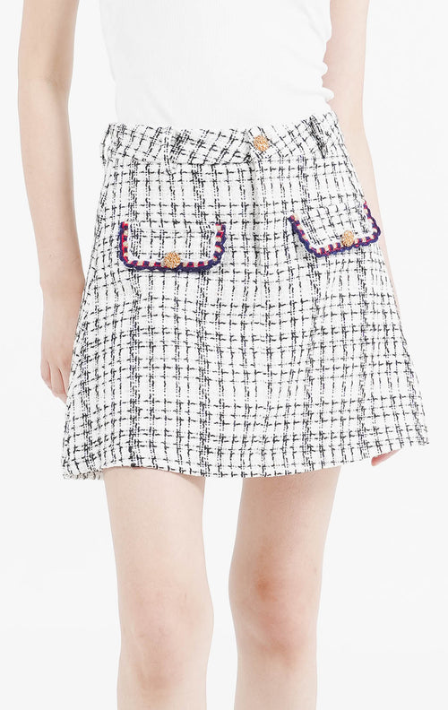 ES Zephyra Skirt White