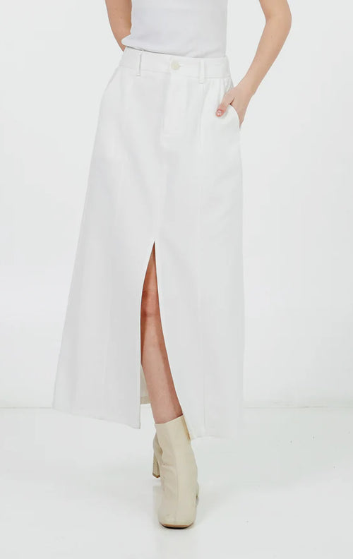Aspen Skirt White
