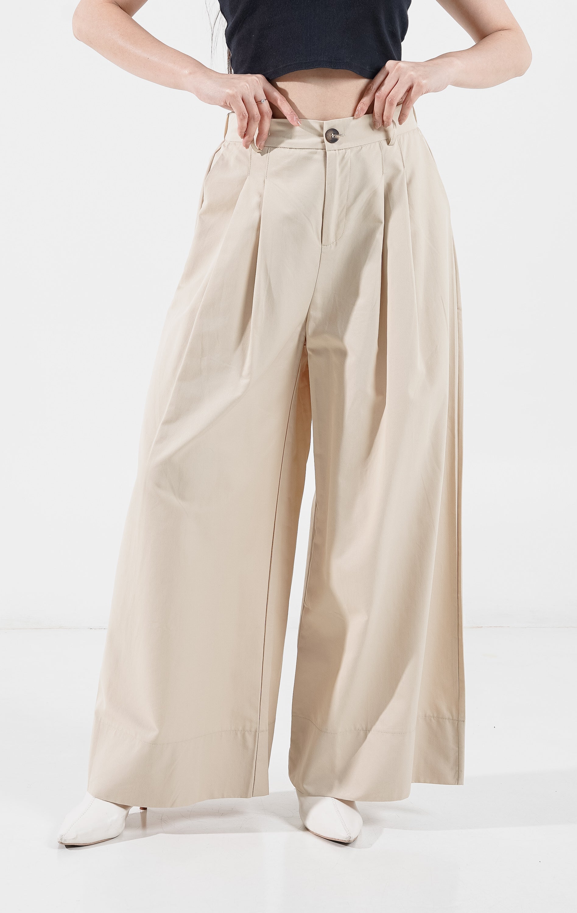 Aniston Pants Ivory