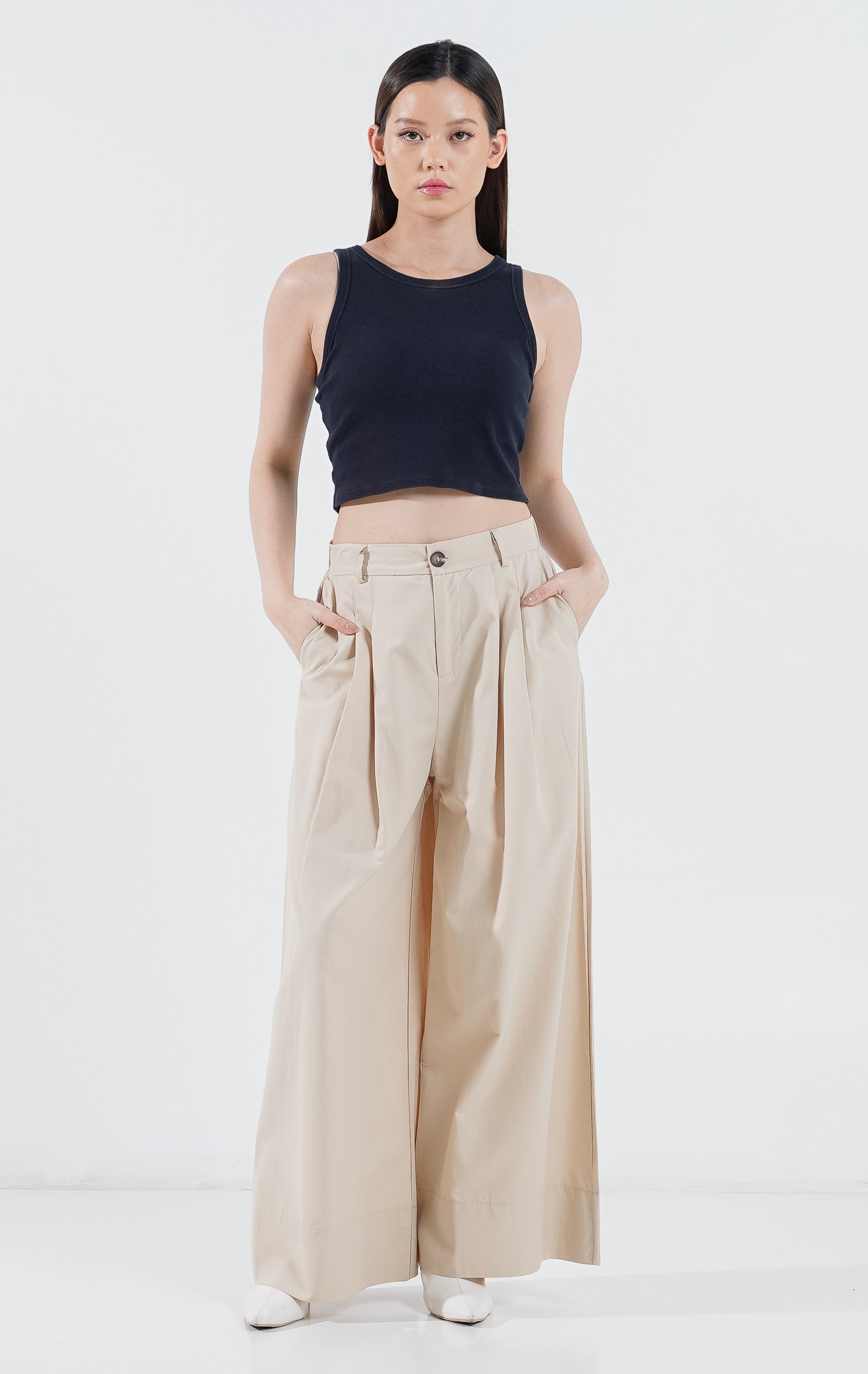 Aniston Pants Ivory