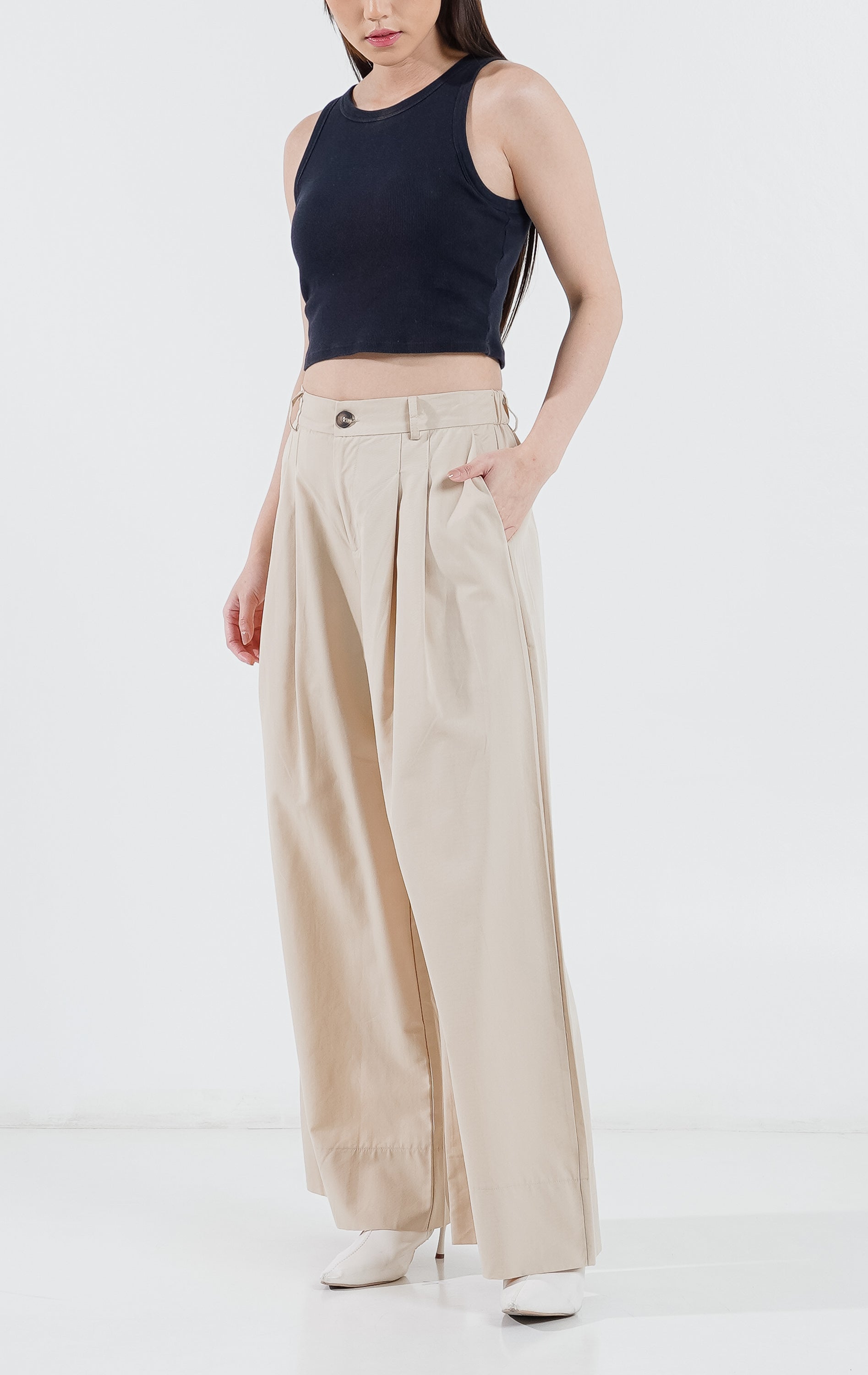 Aniston Pants Ivory