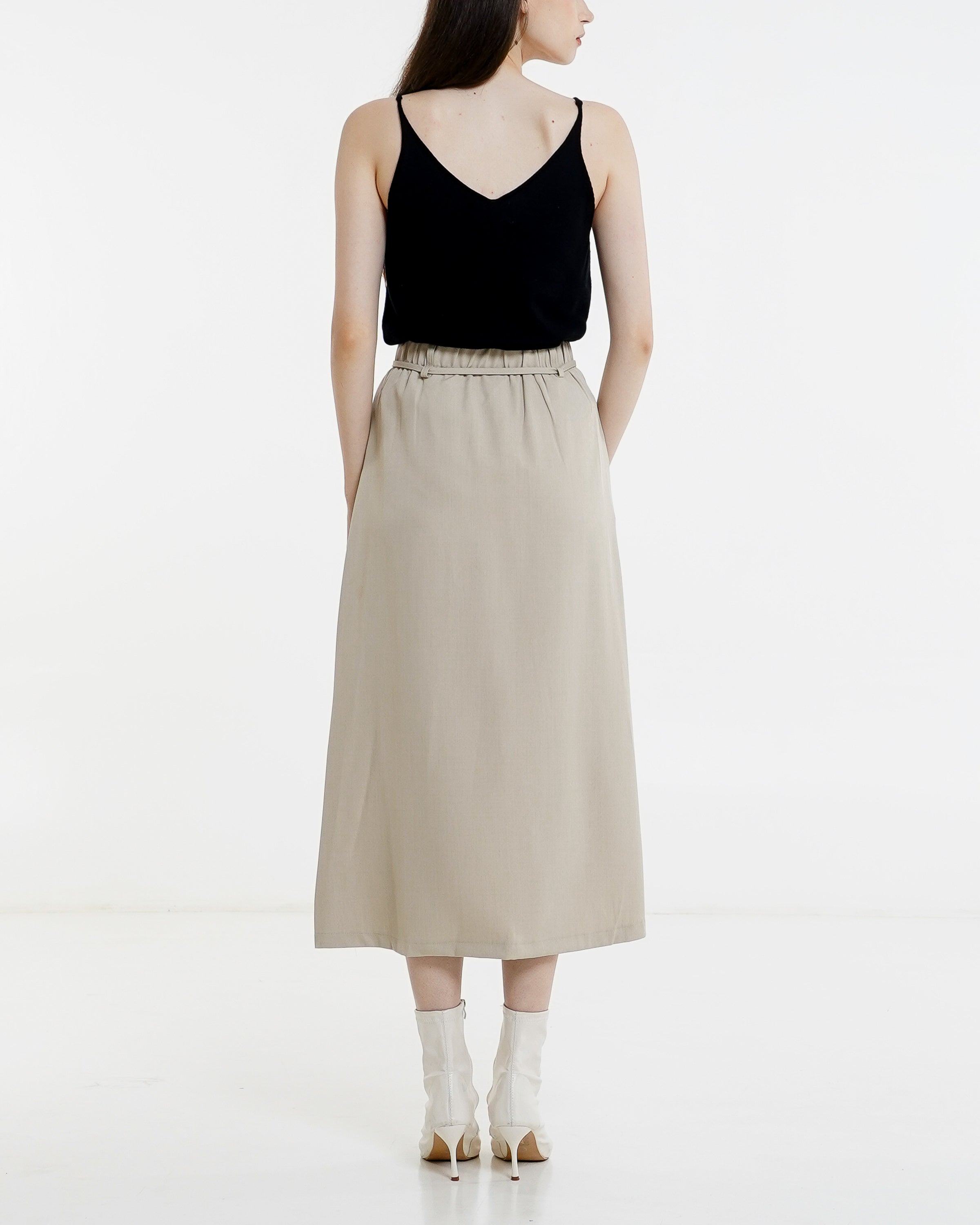 Halsey Skirt Ivory