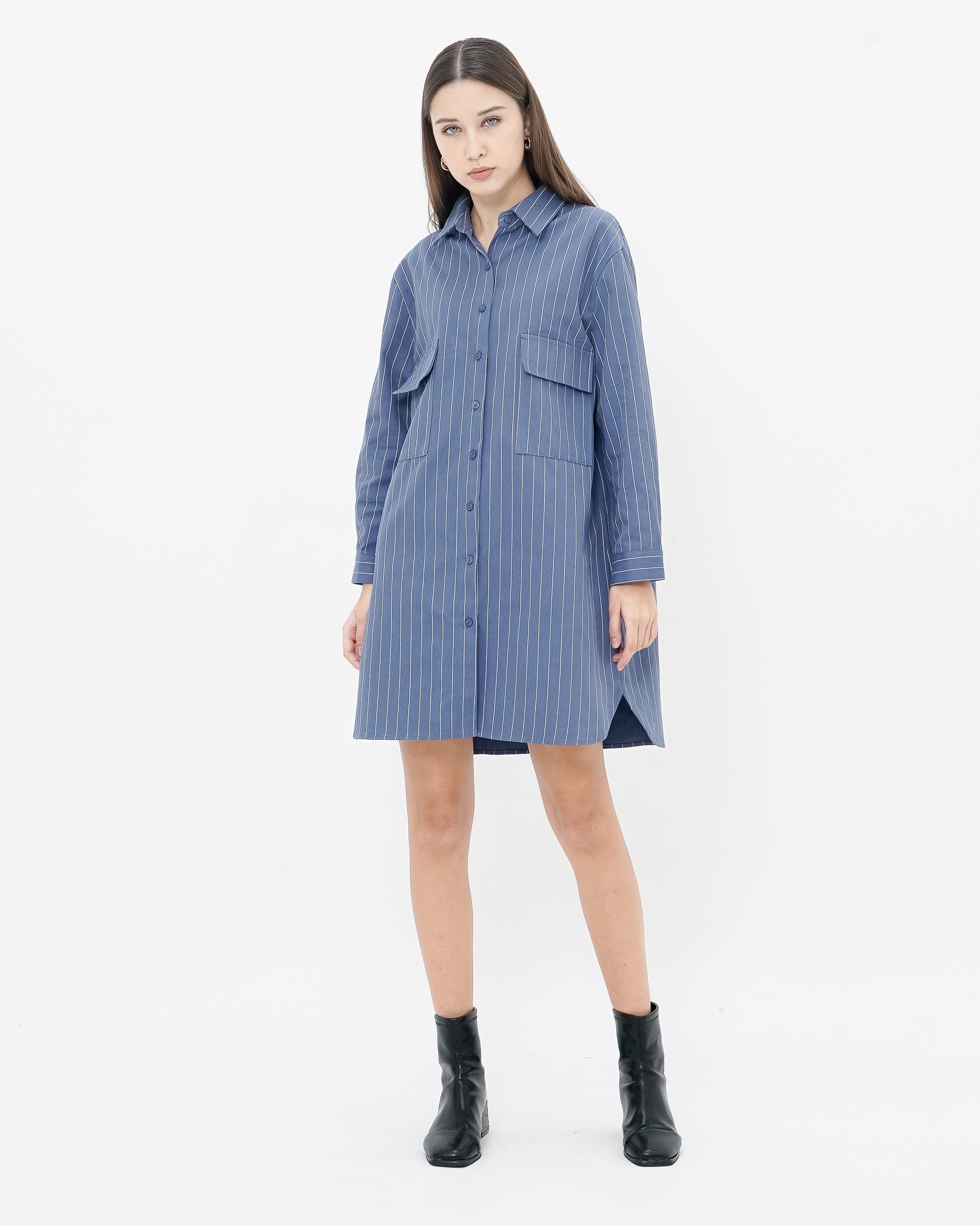 Clairo Dress Blue
