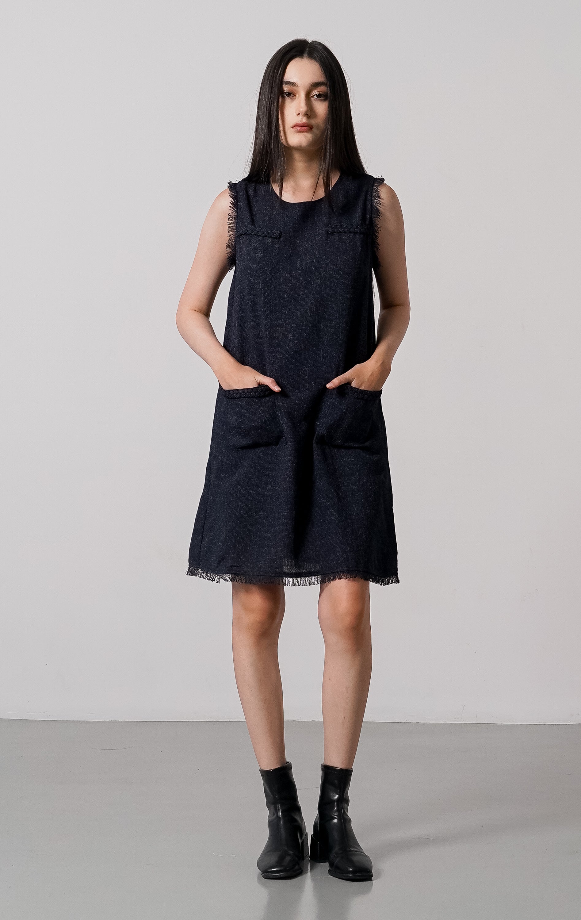 Quinn Dress Navy