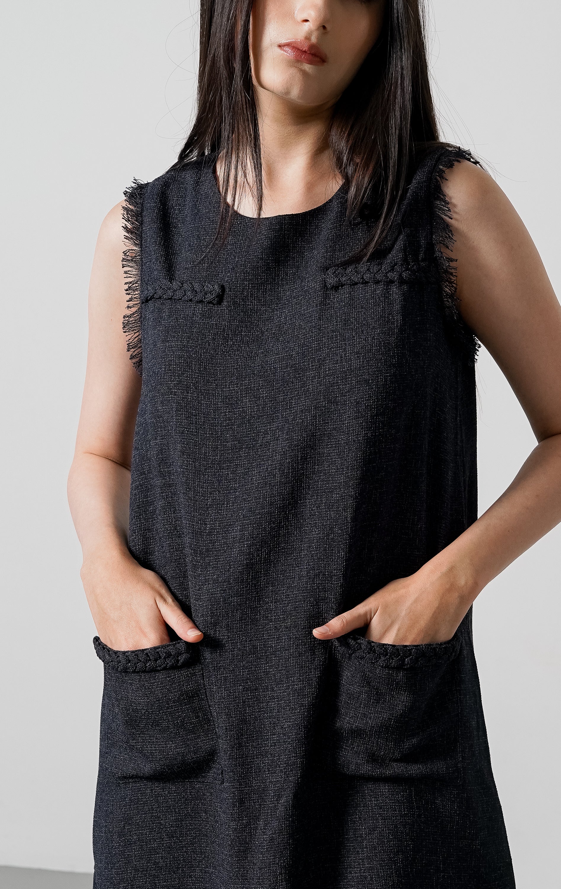 Quinn Dress Navy
