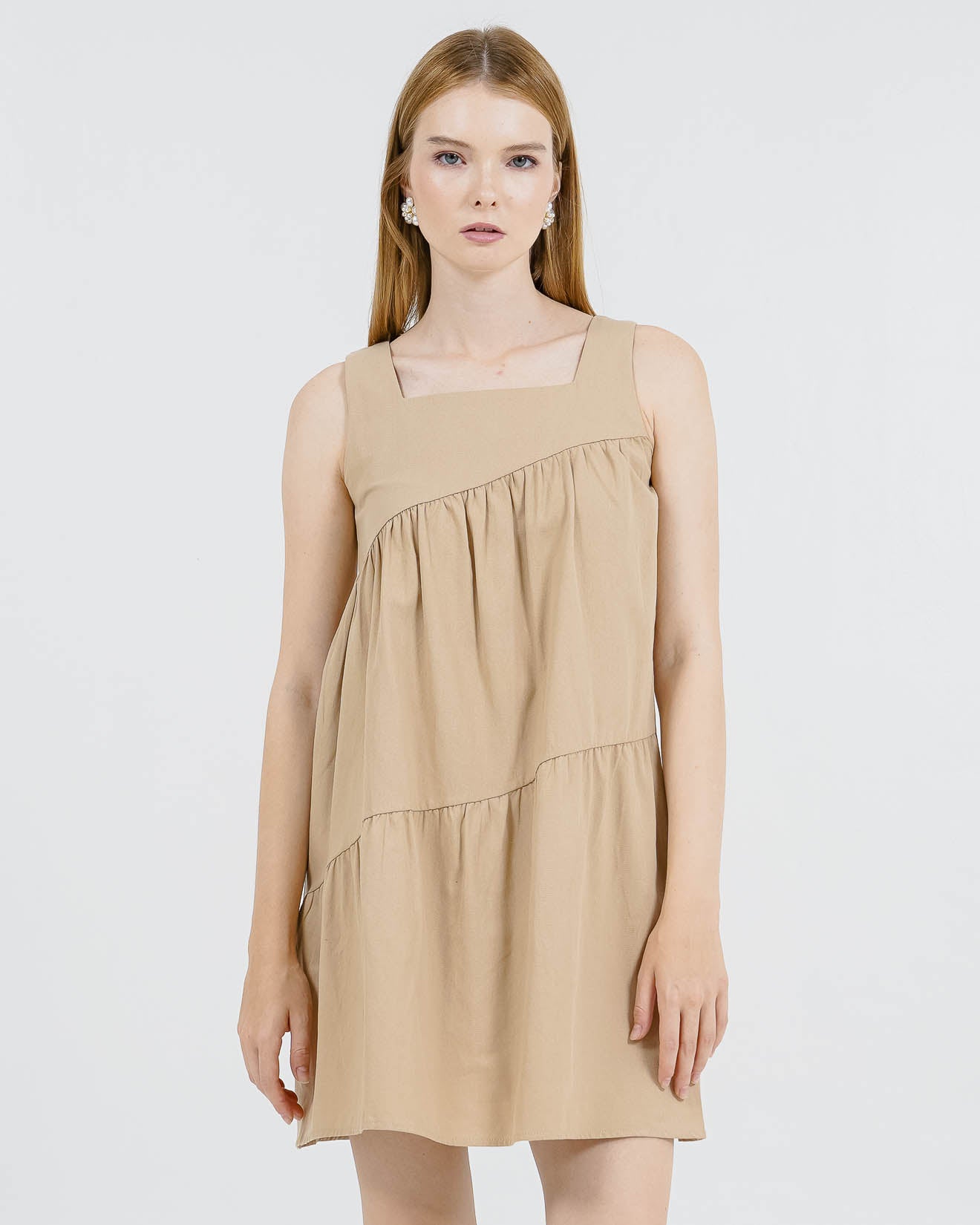 Luna Khaki Dress