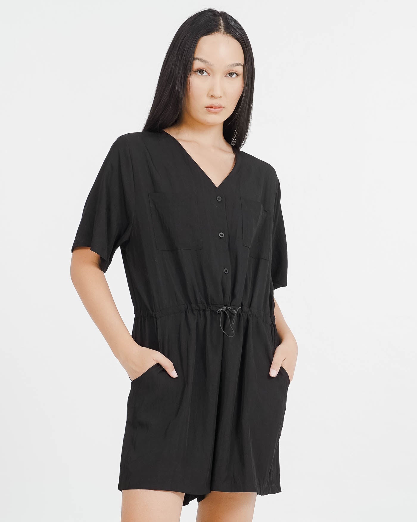 Camile Romper Black