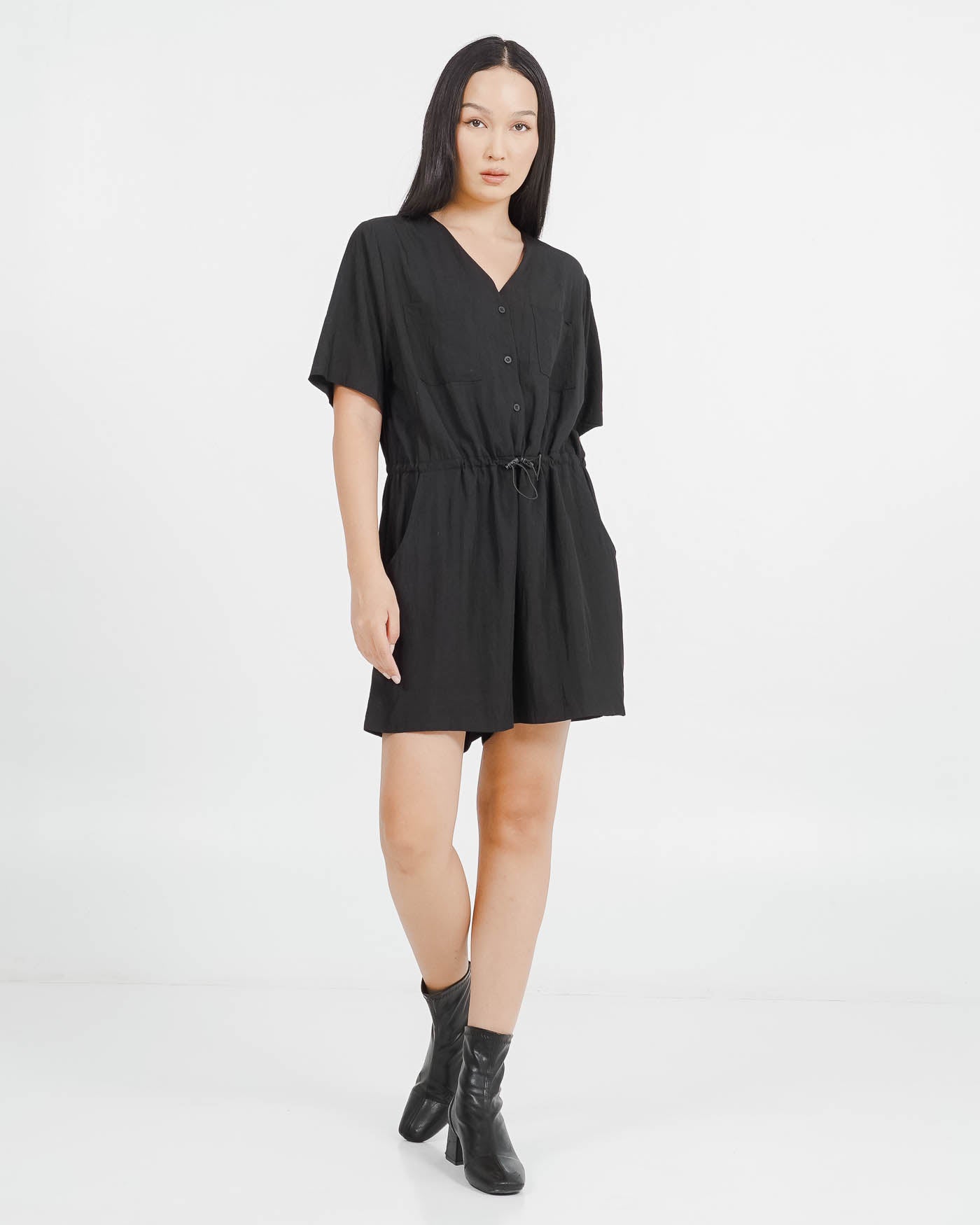 Camile Romper Black