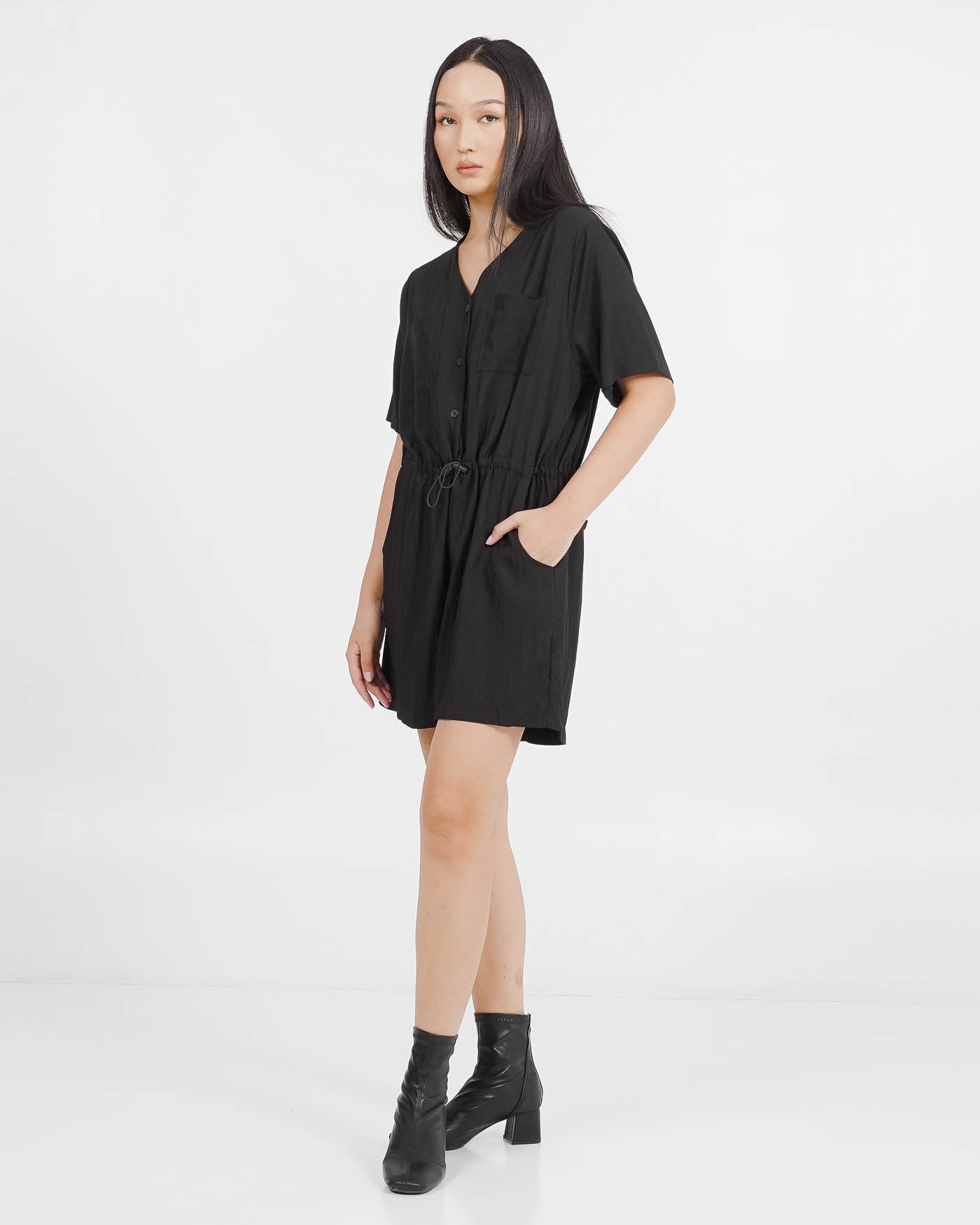 Camile Romper Black