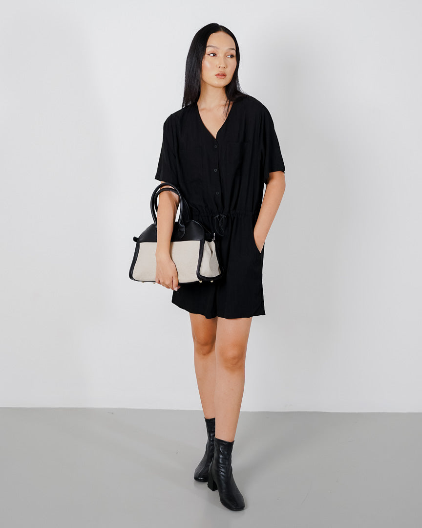 Camile Romper Black