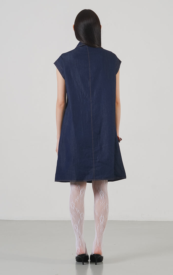 Evian Dress Denim