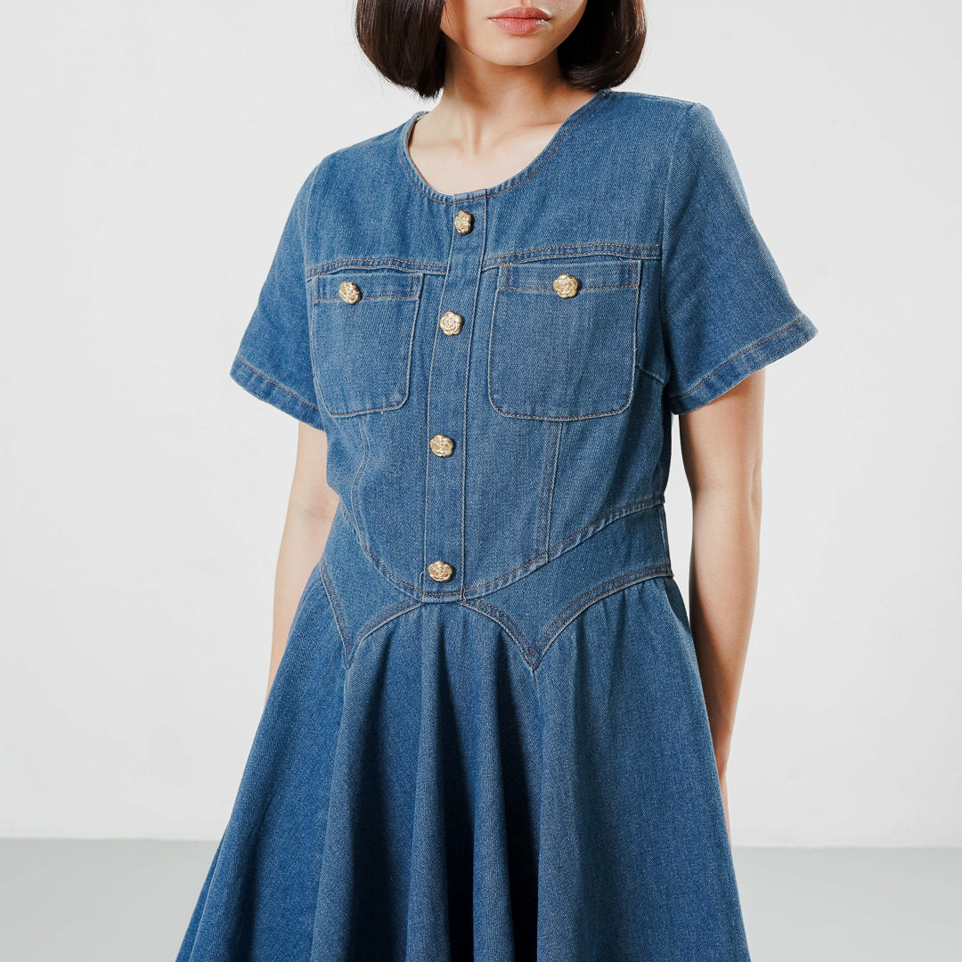 Meissy Dress Denim