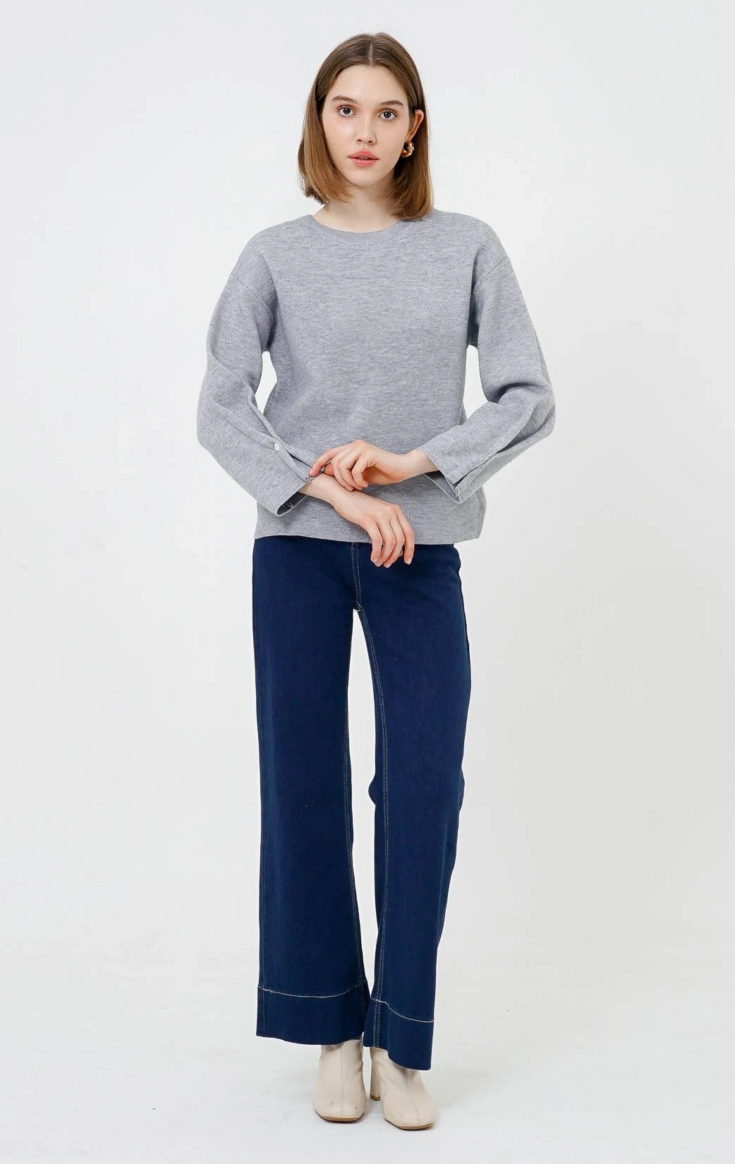 Lorie Cardigan Grey