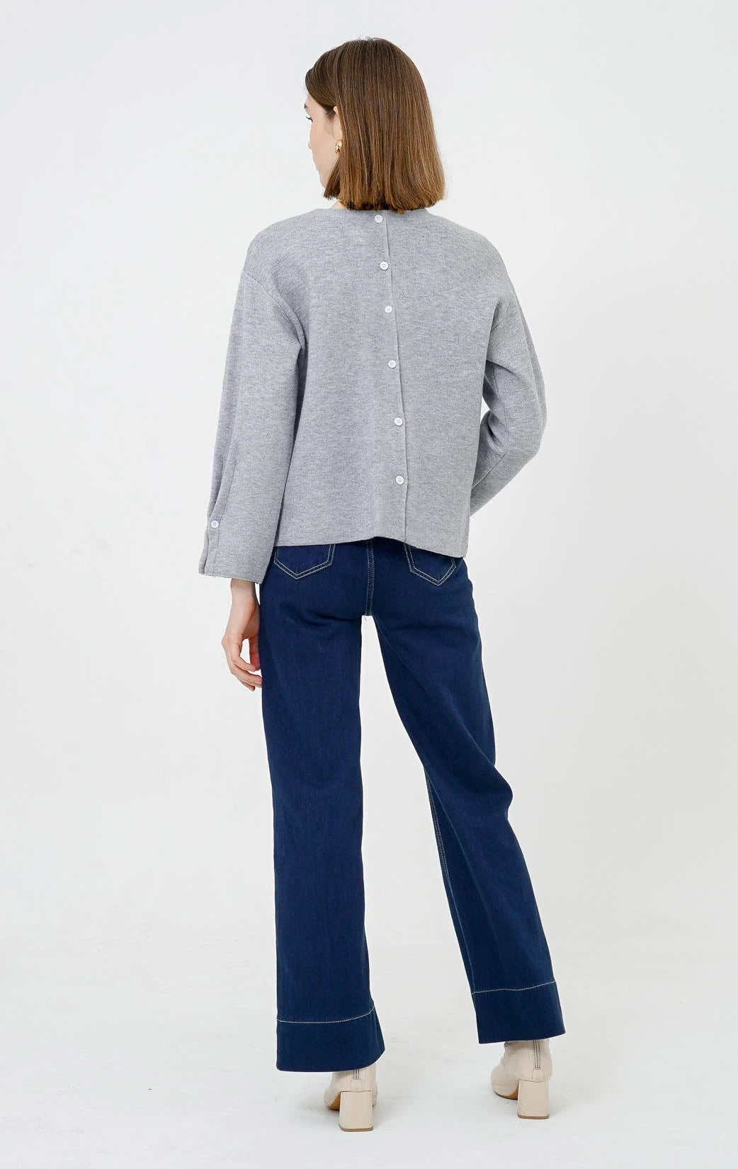 Lorie Cardigan Grey