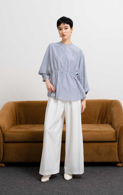 Ginera Top Blue Stripe