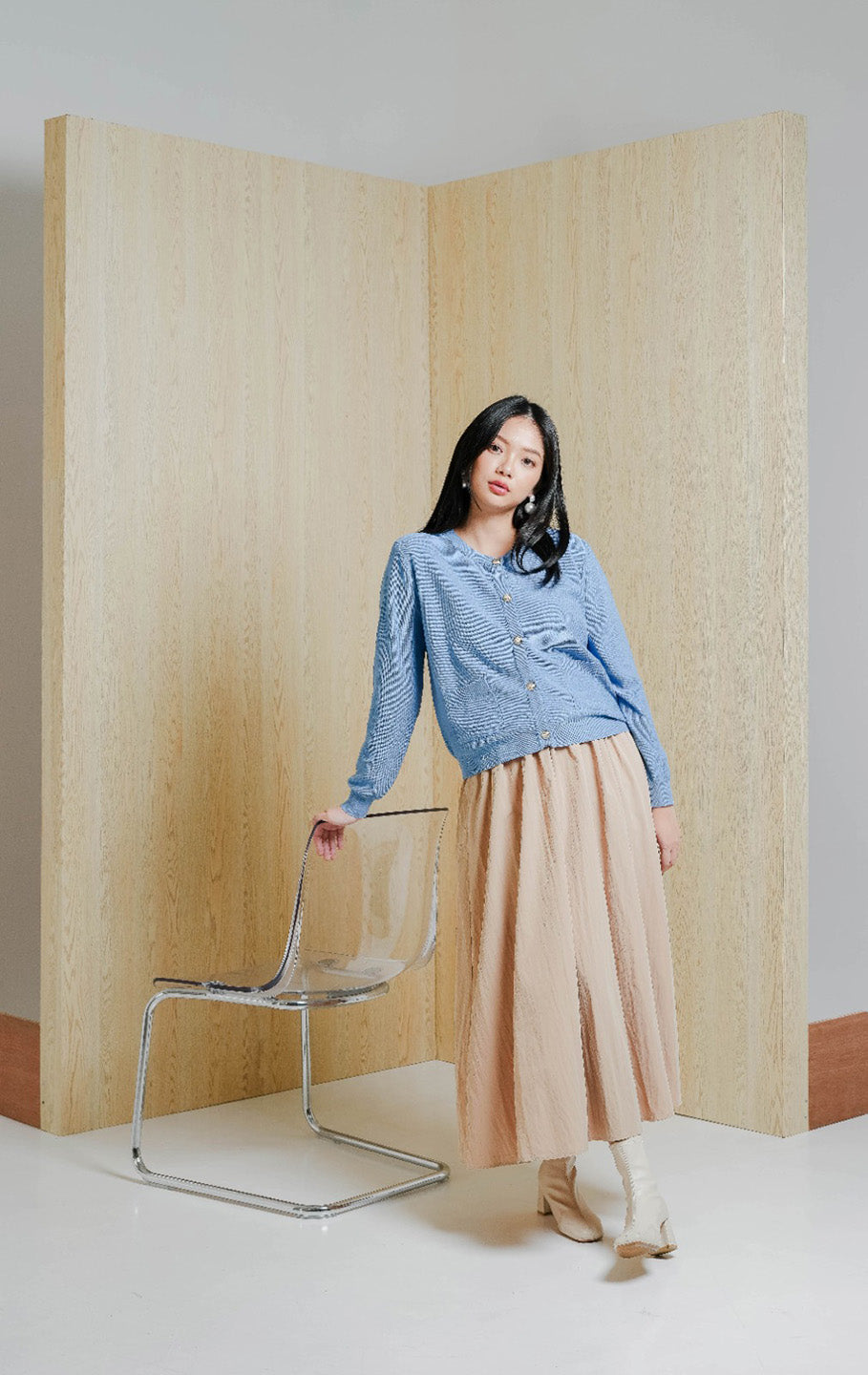 Travi Cardigan Blue