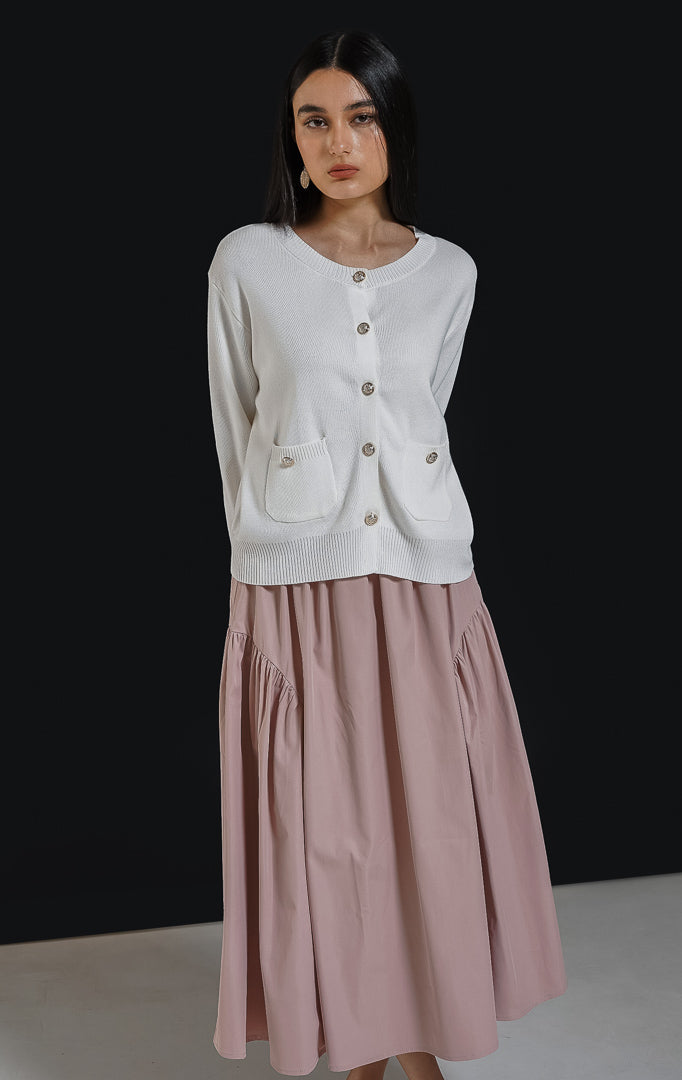 Lily Cardigan White