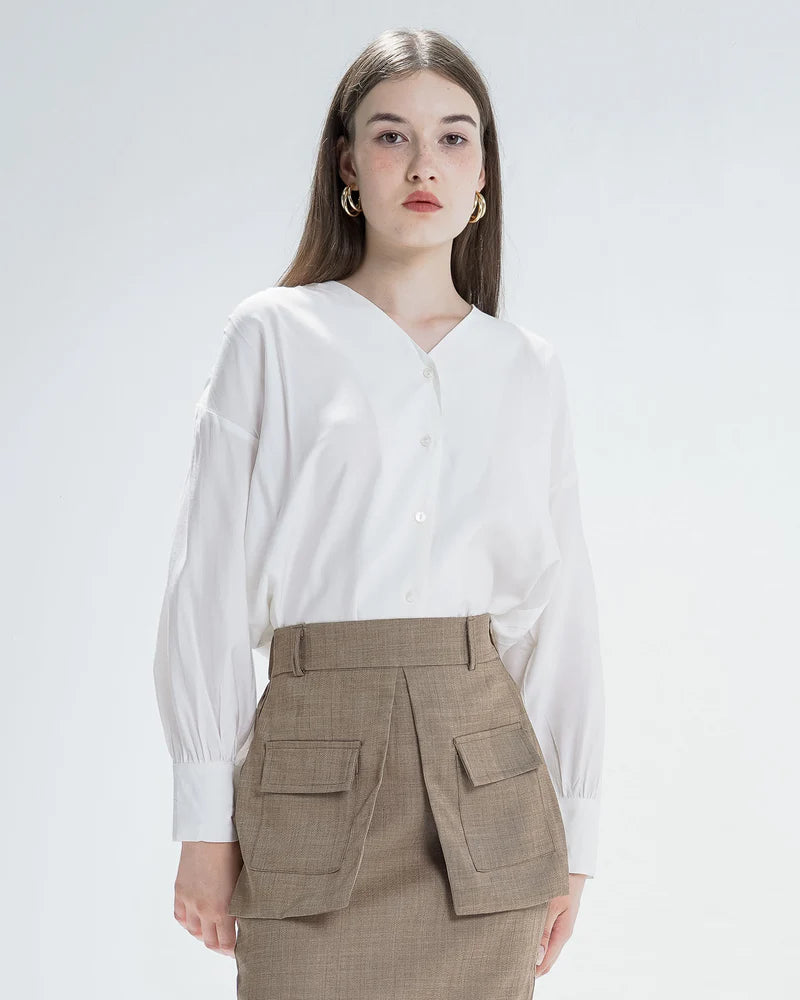 Blaise White Blouse