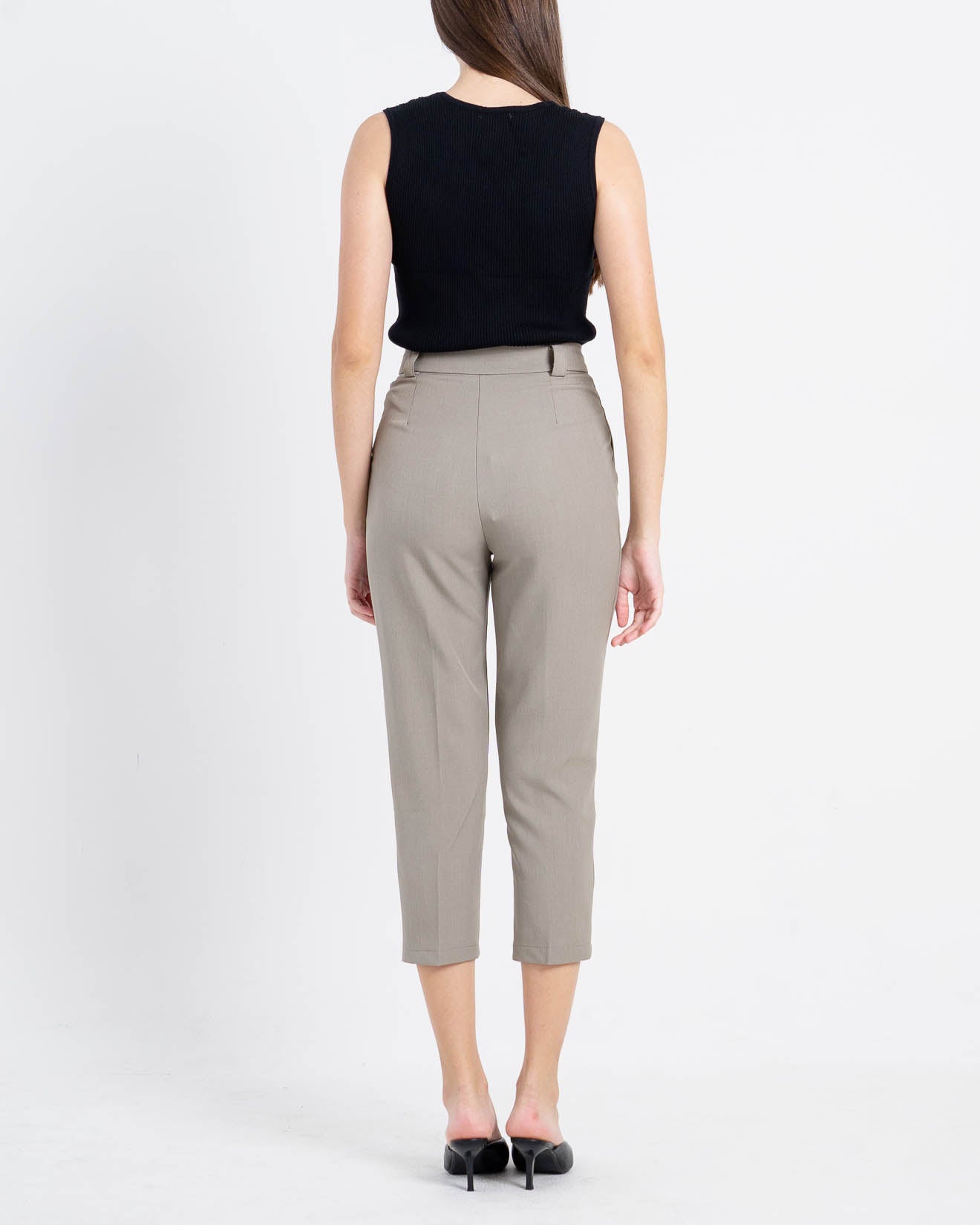 Rusel Fitted Light Brown Pants – Celana Panjang Wanita - 288525