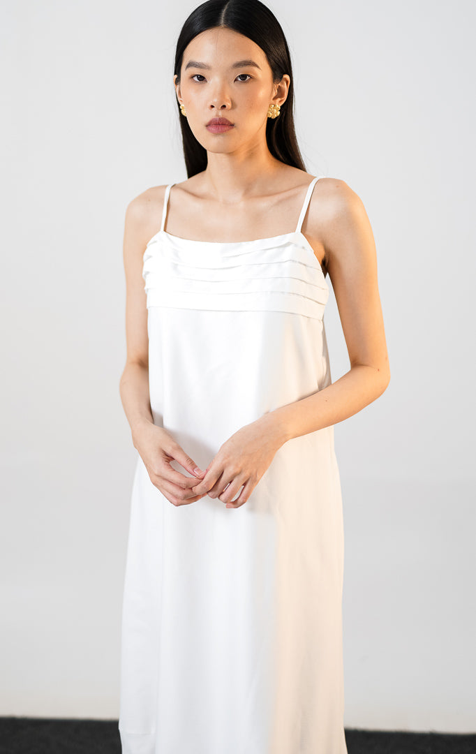 Arleta Dress White