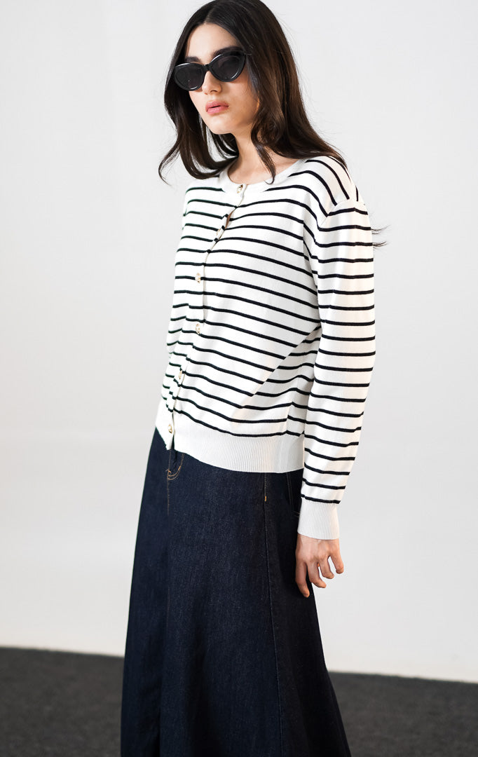 Alika Cardigan White