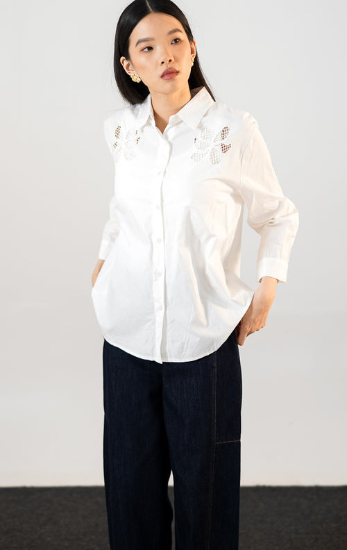 Erina Top White