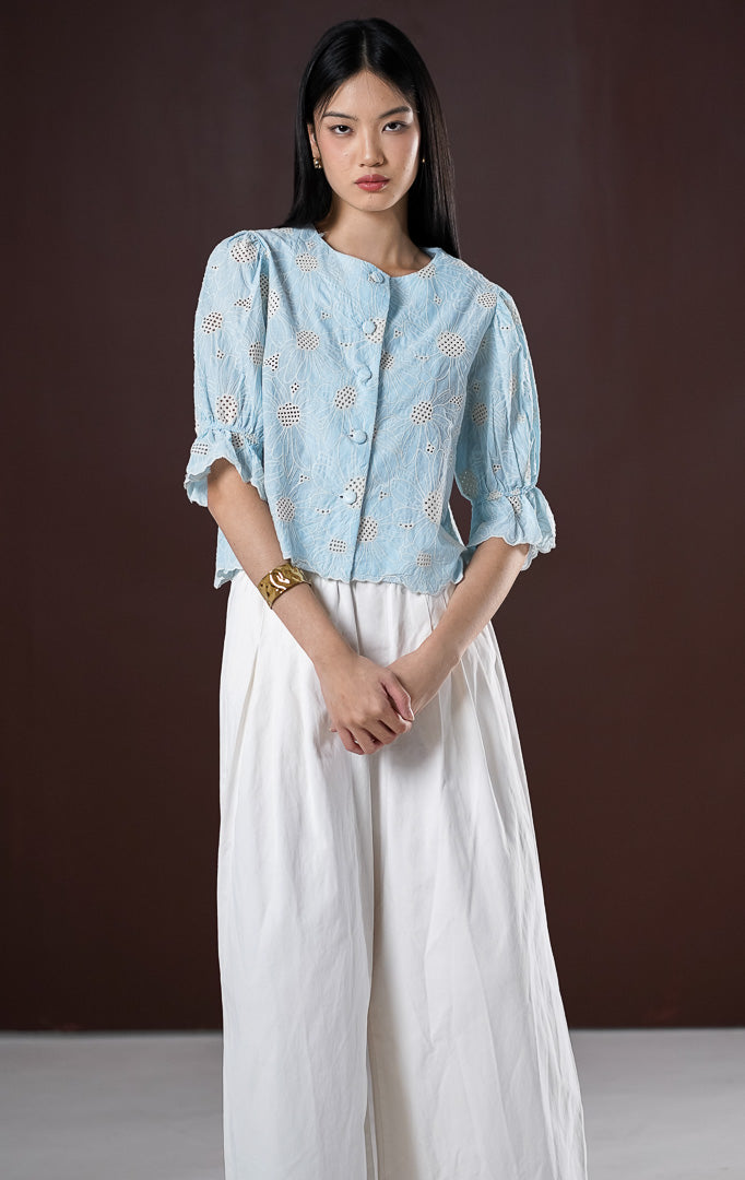 Fiore Top Blue