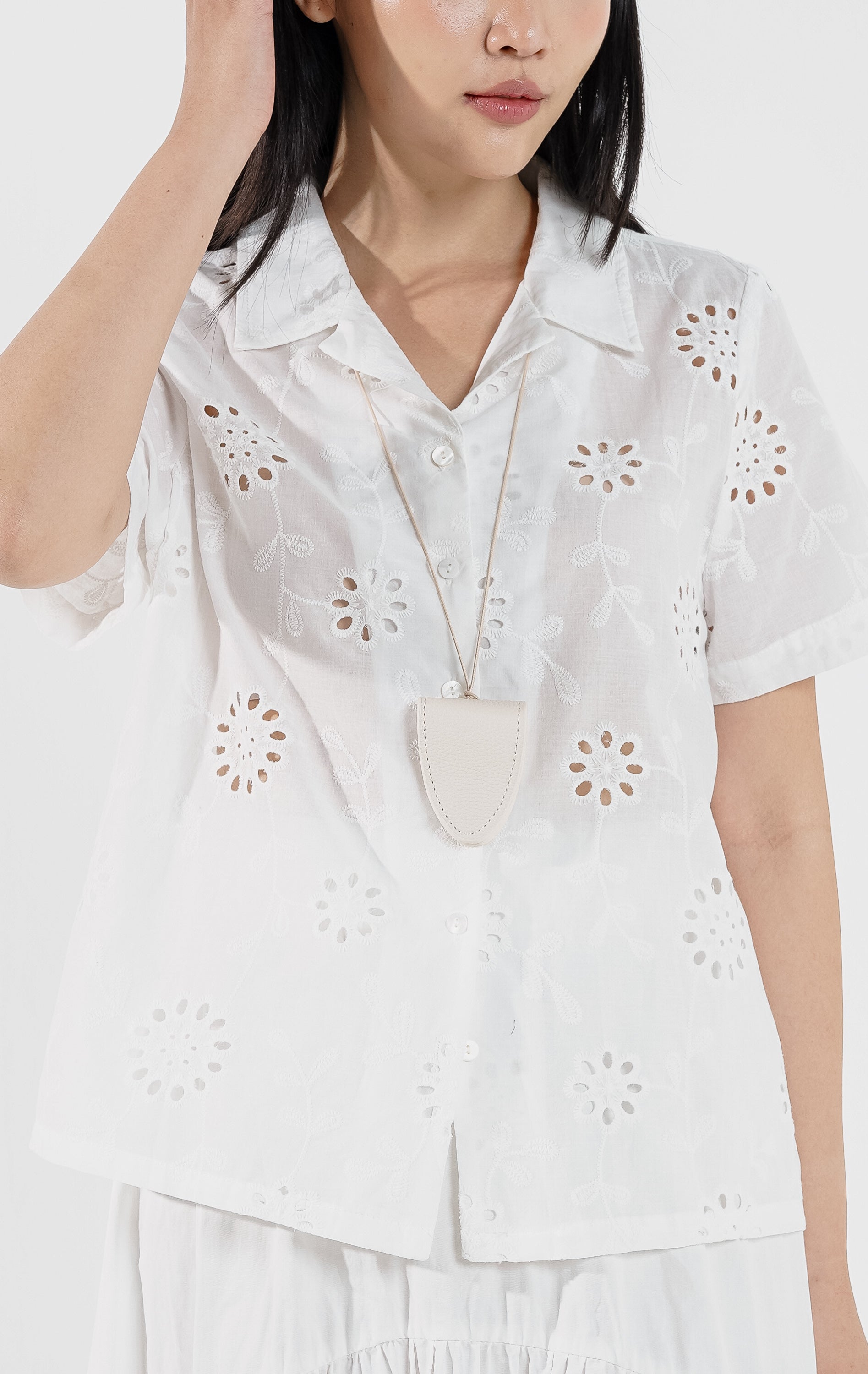 Lelace Top White