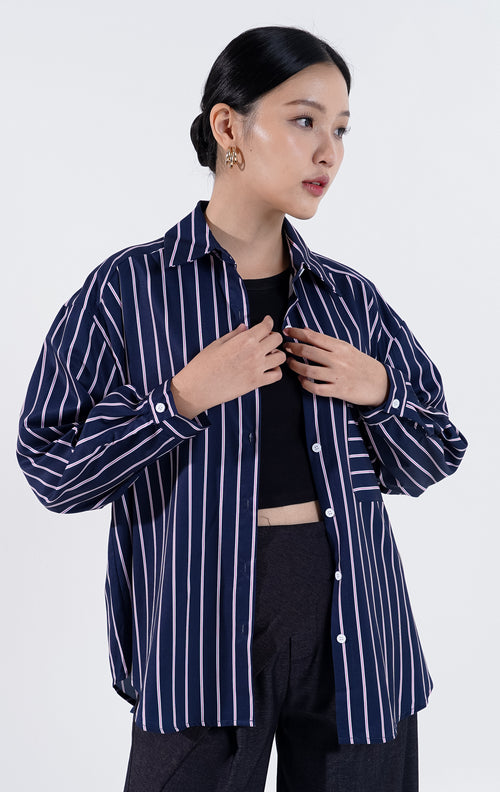 Castya Top Navy
