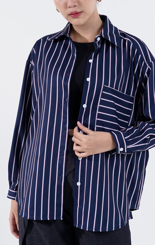 Castya Top Navy