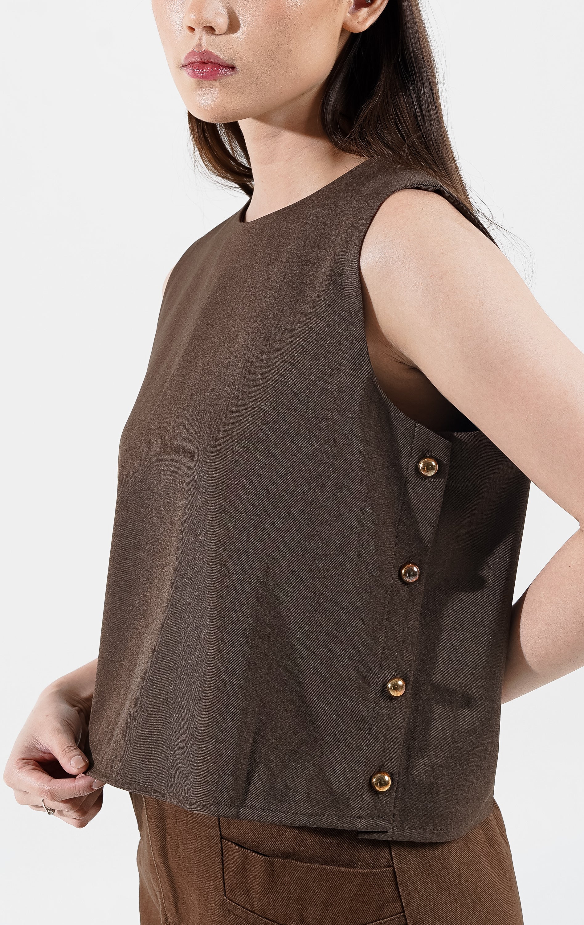 Yukha Top Brown