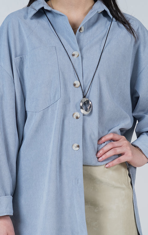 Itzy Top Blue