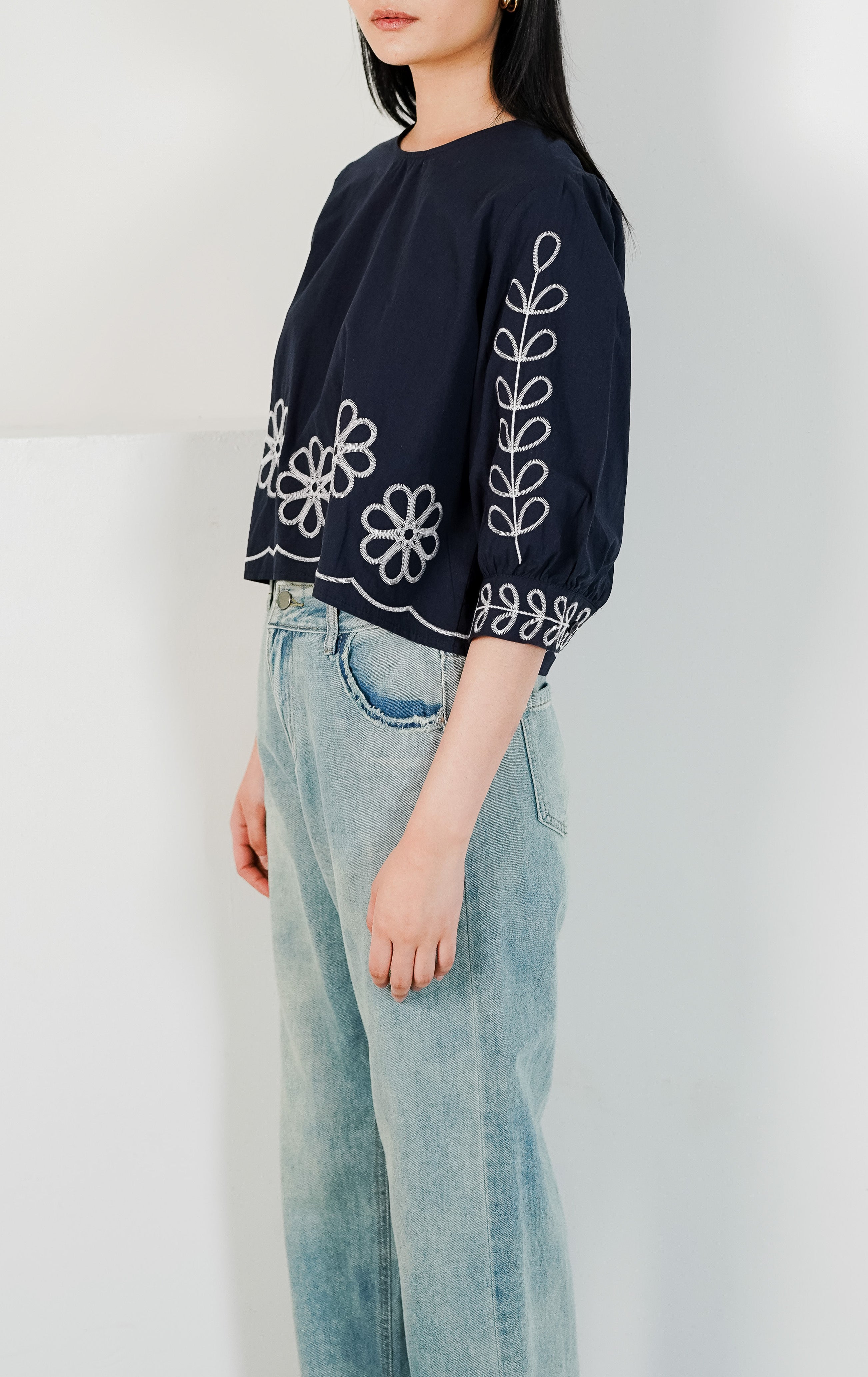 Capri Top Navy