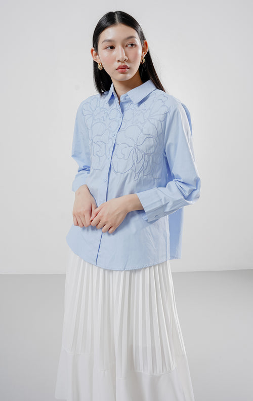 Rieta Top Blue