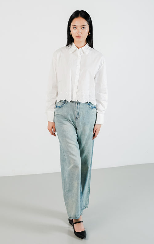 Noula Top White