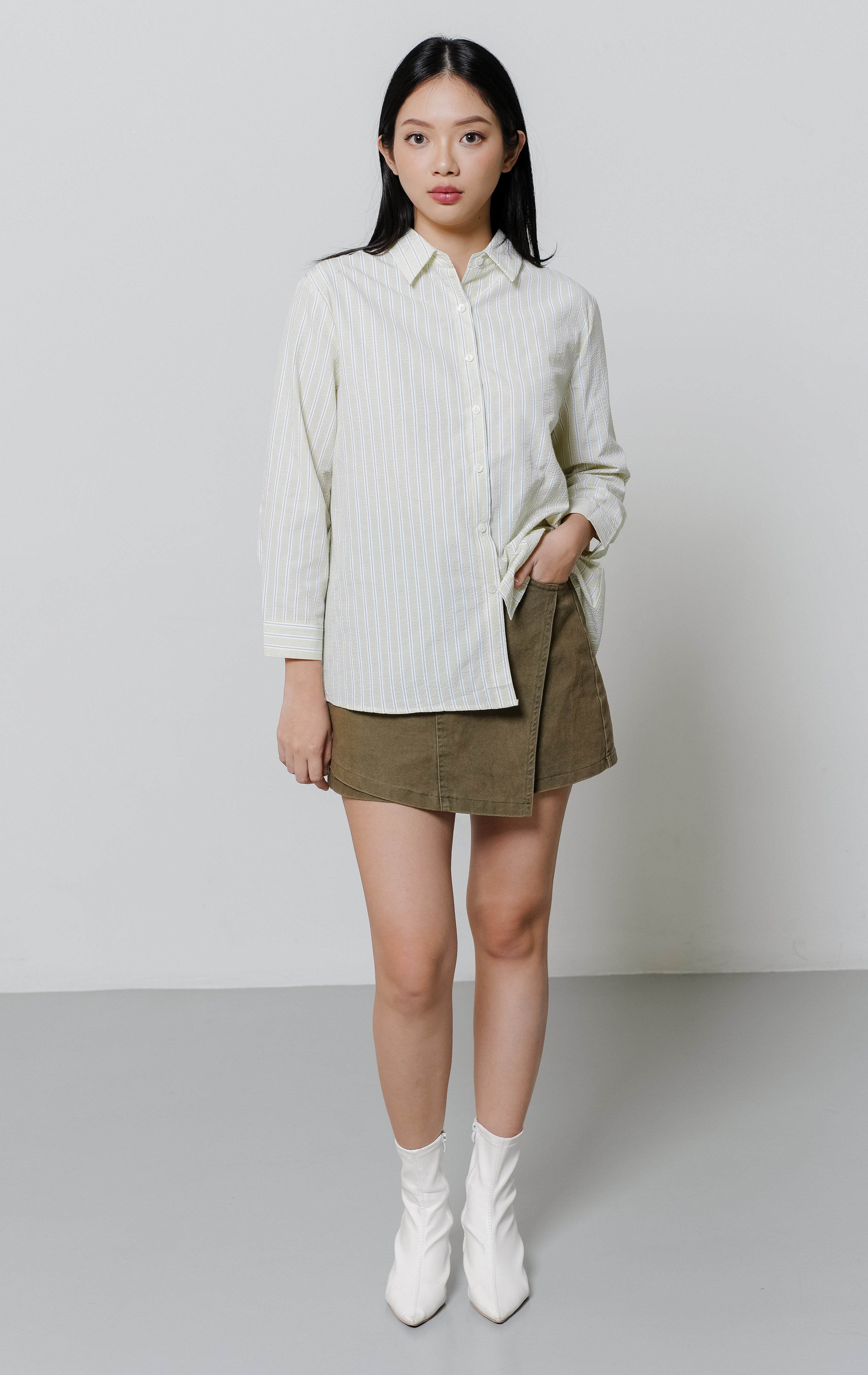 Kiana Top Yellow Striped