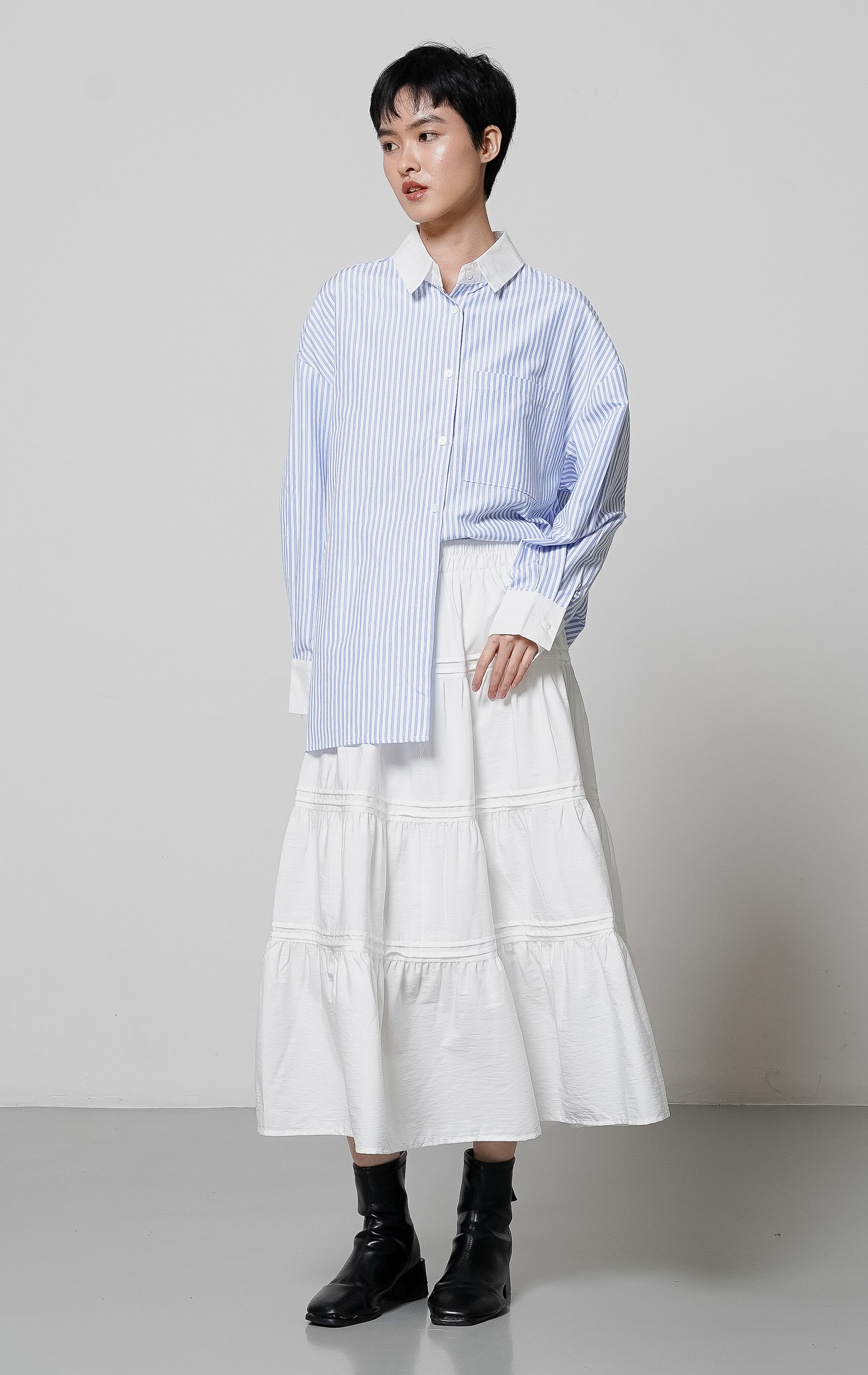 Brena Top Blue Striped