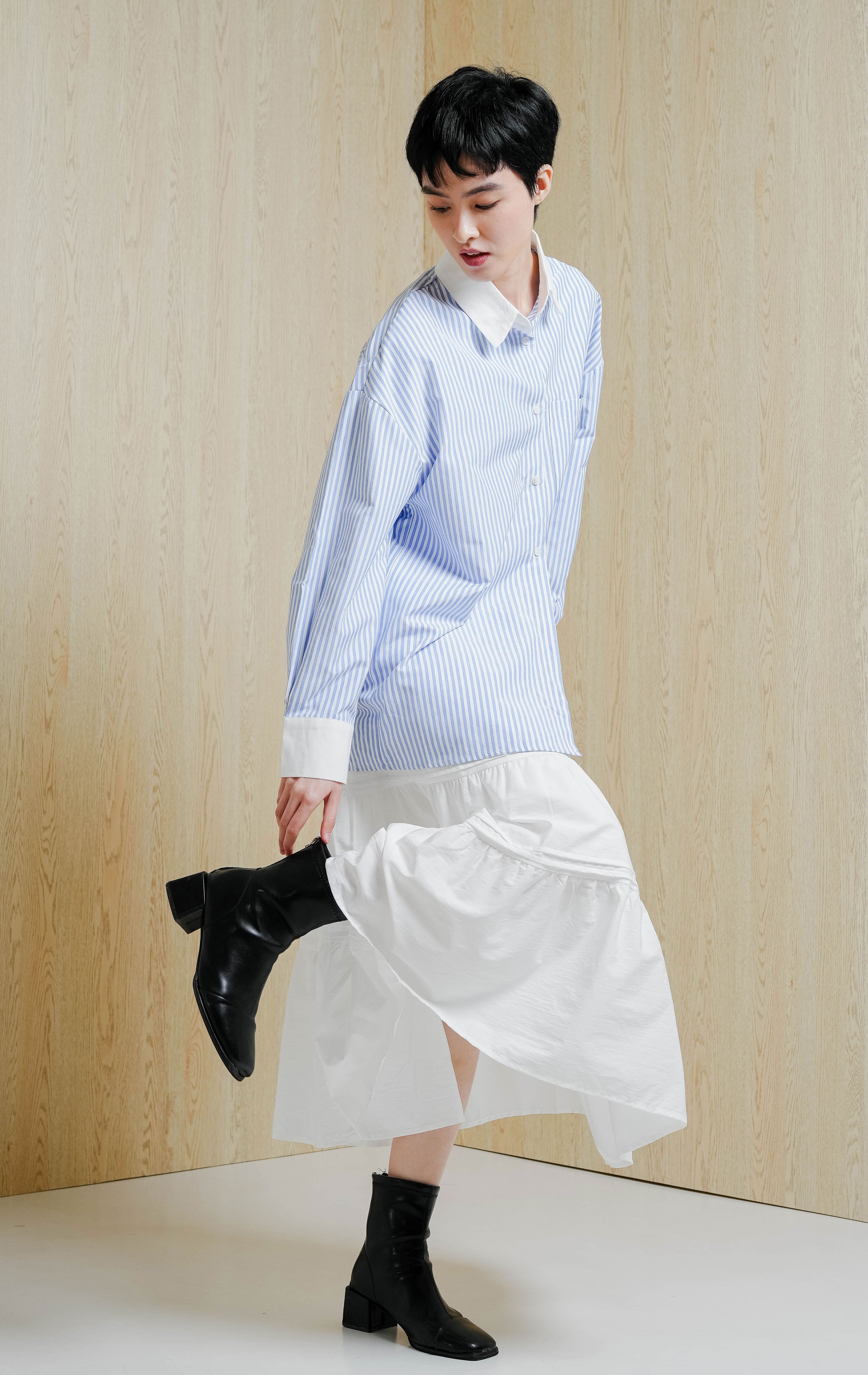 Brena Top Blue Striped