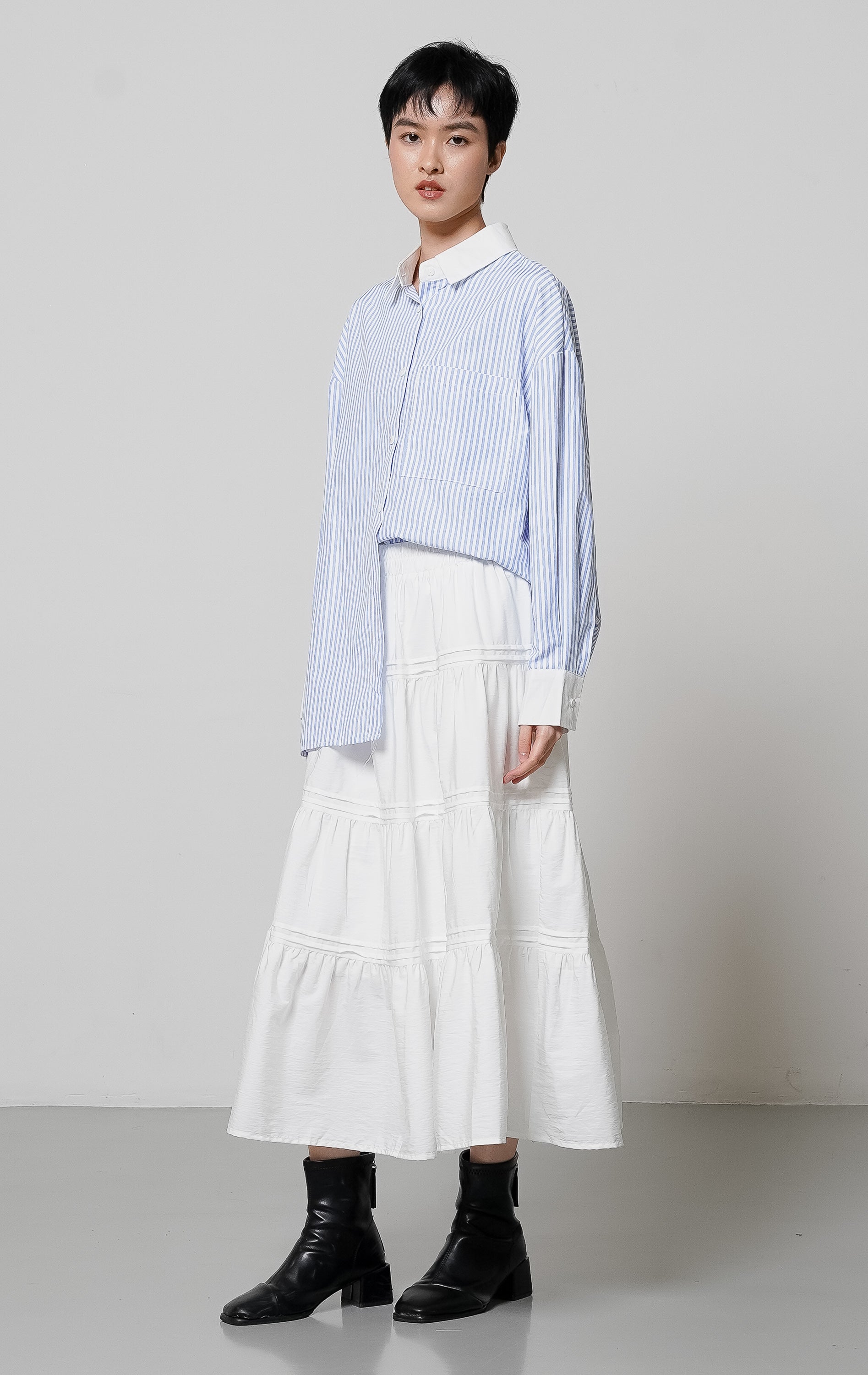 Brena Top Blue Striped