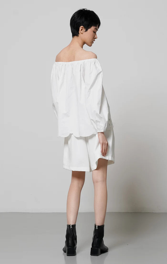 Carla Top White
