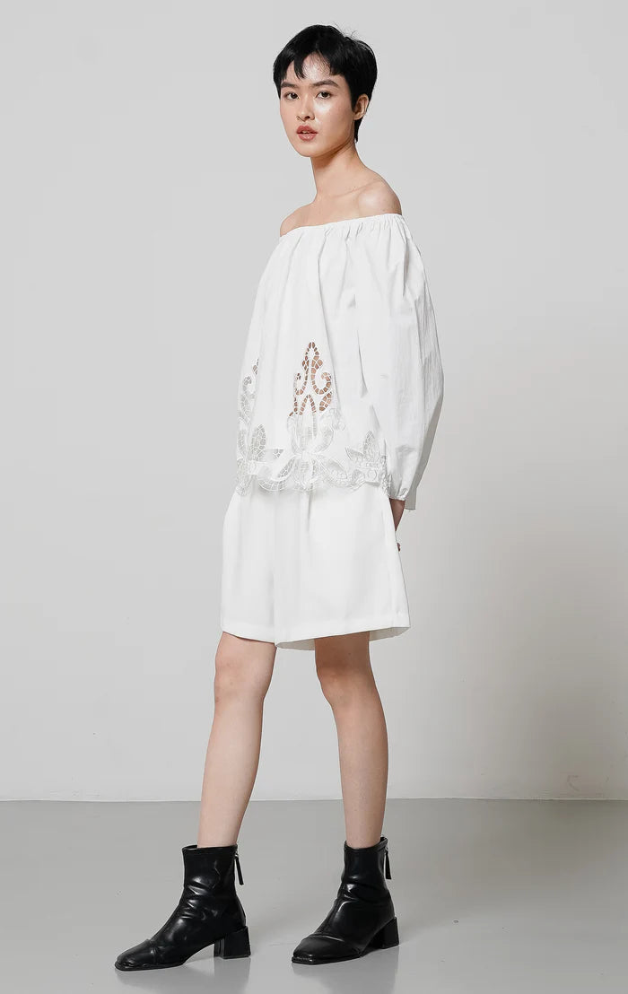 Carla Top White