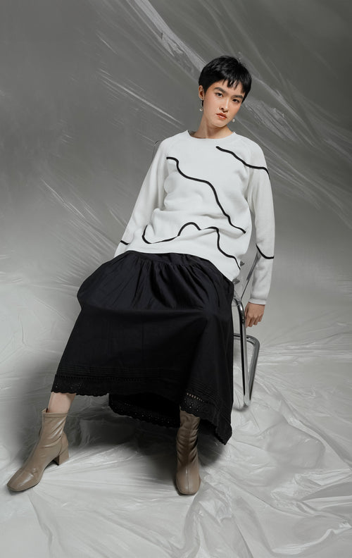 Malika Sweater White